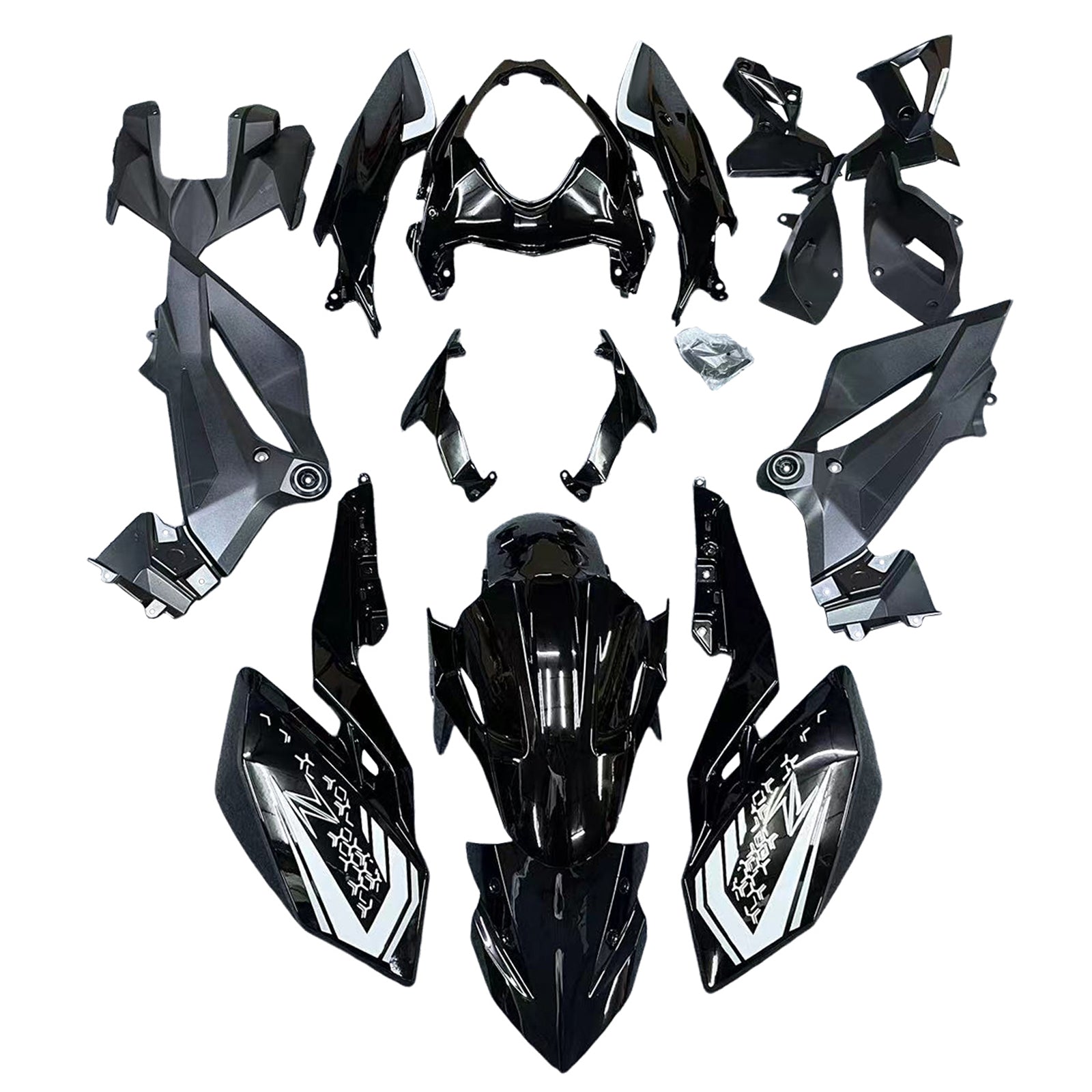 Injectiekuipset Kawasaki Z400 2018-2024 ABS kunststof carrosserie