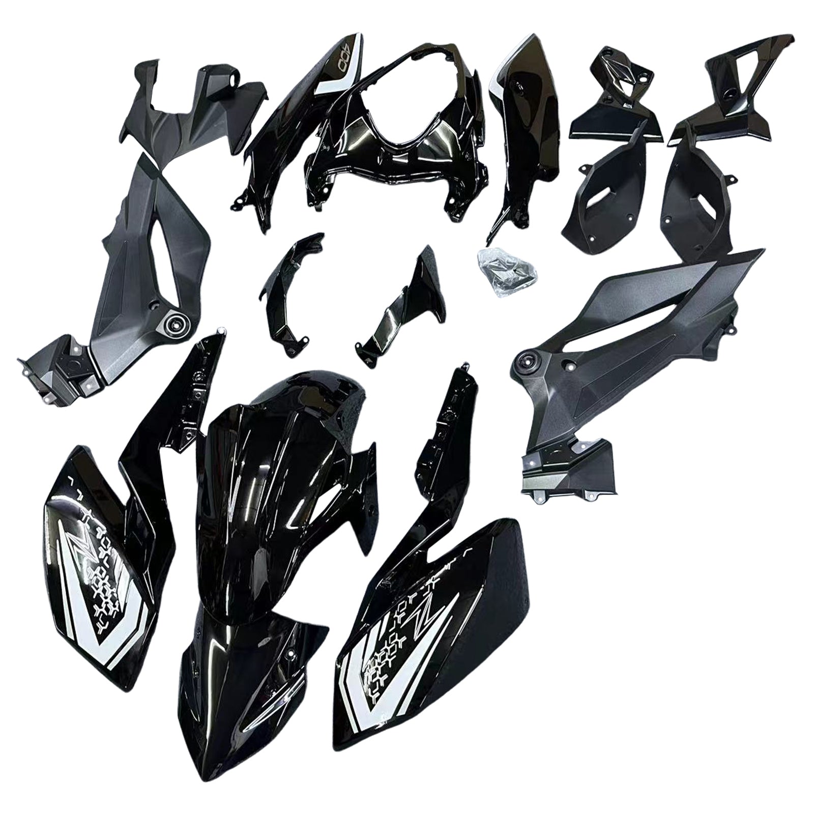 Kit de carénage d'injection Kawasaki Z400 2018-2024, carrosserie en plastique ABS