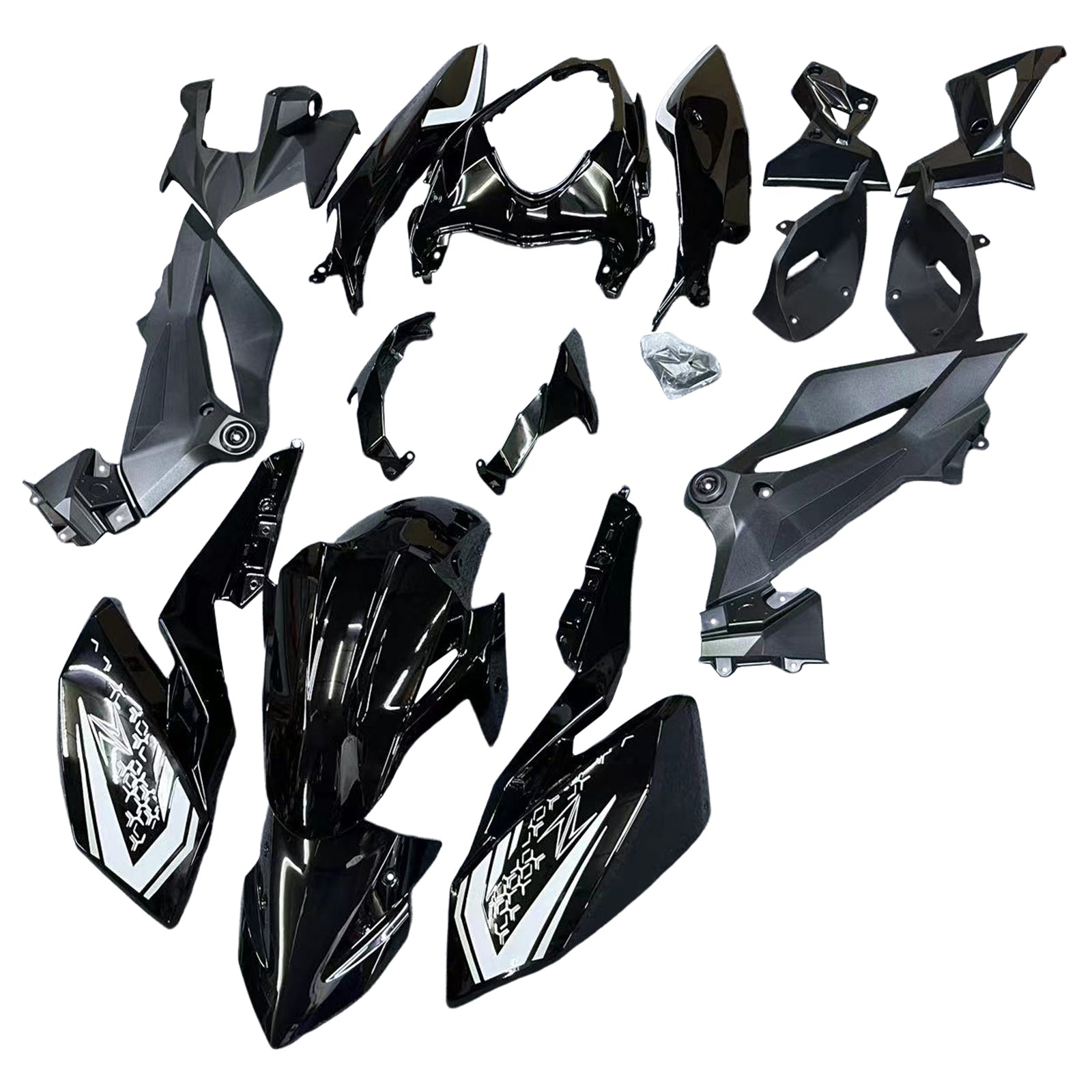 Injectiekuipset Kawasaki Z400 2018-2024 ABS kunststof carrosserie
