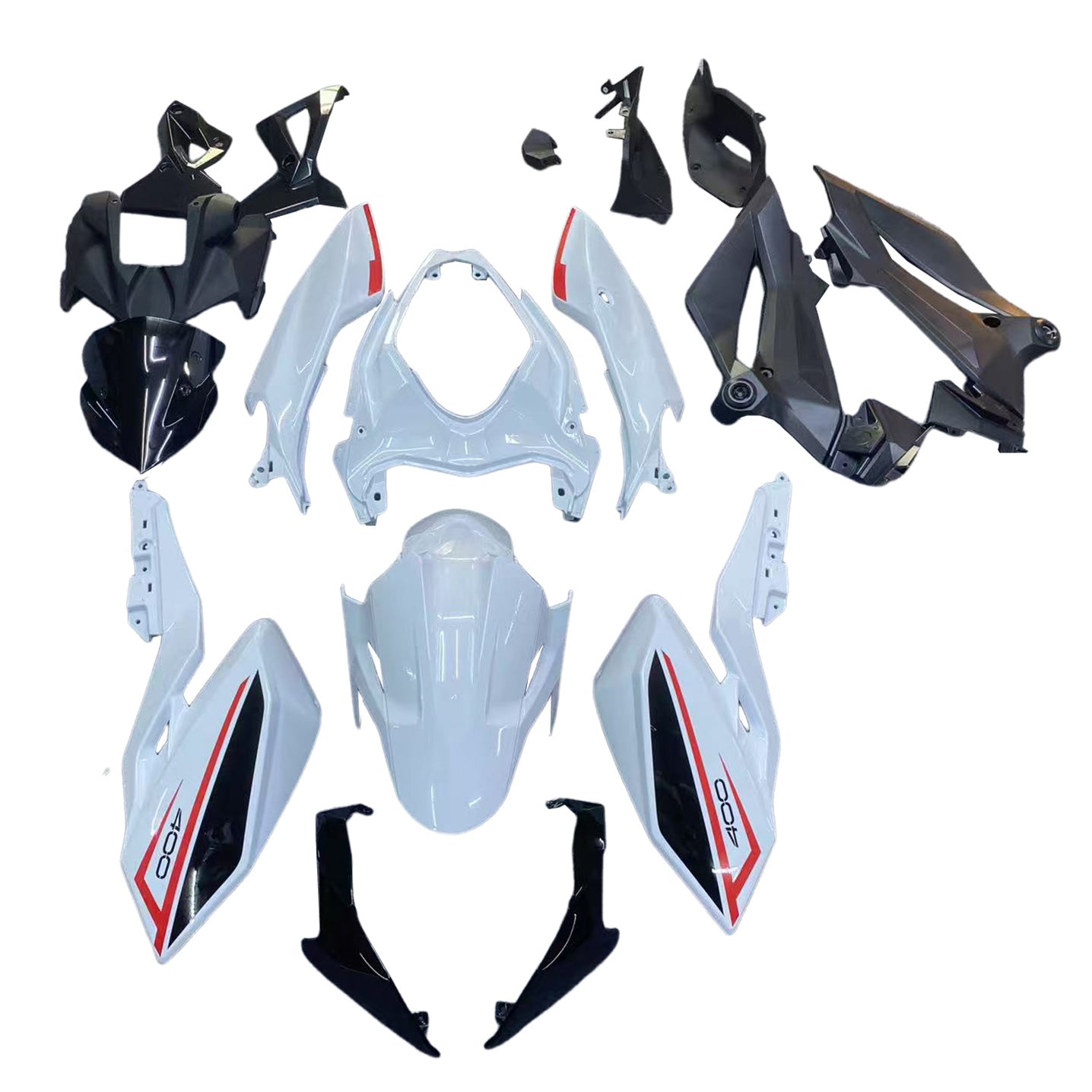 Kit de carénage d'injection Kawasaki Z400 2018-2024, carrosserie en plastique ABS