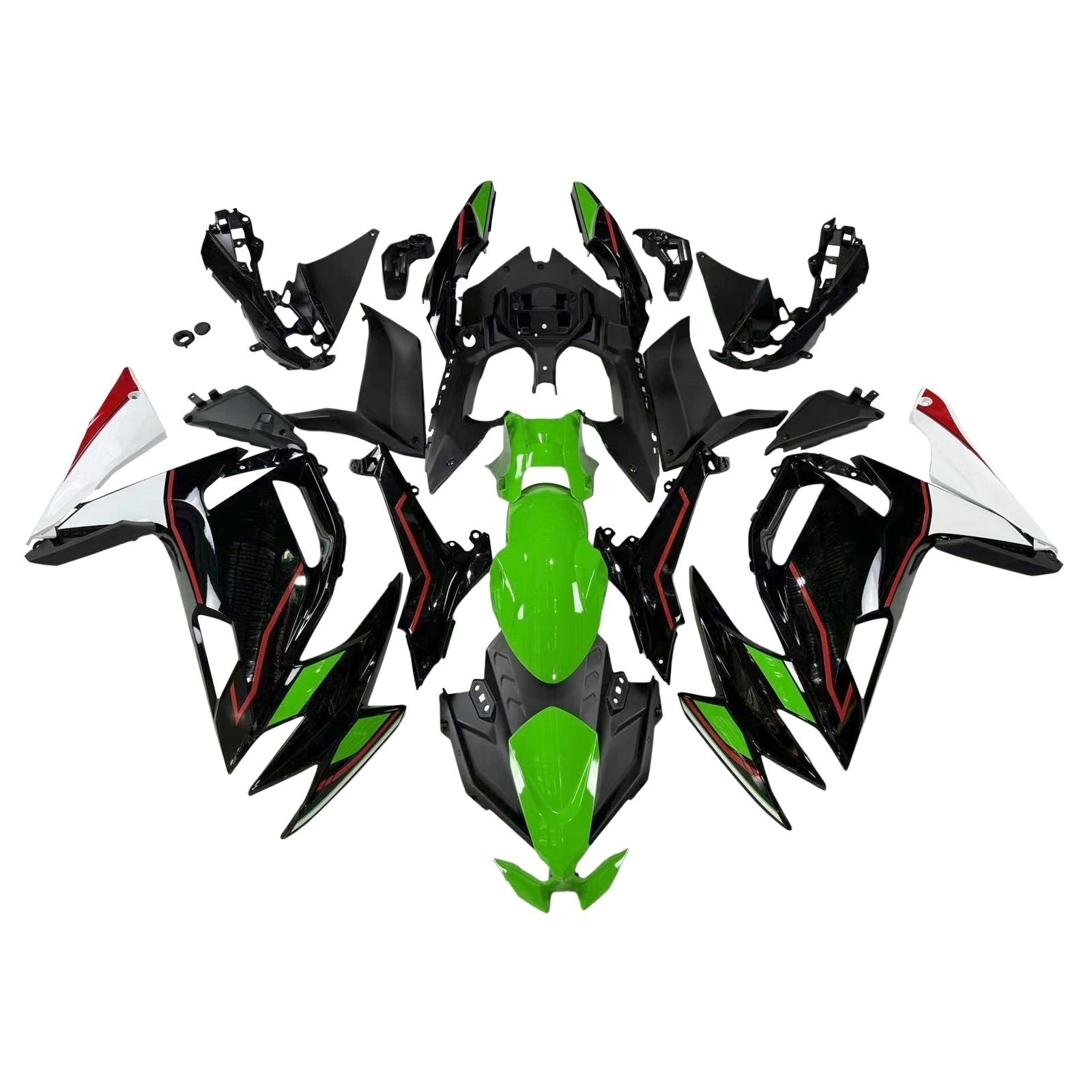 Amotopart Kawasaki ER-6F Ninja650 2020-2023 Kit Carénage Carrosserie ABS