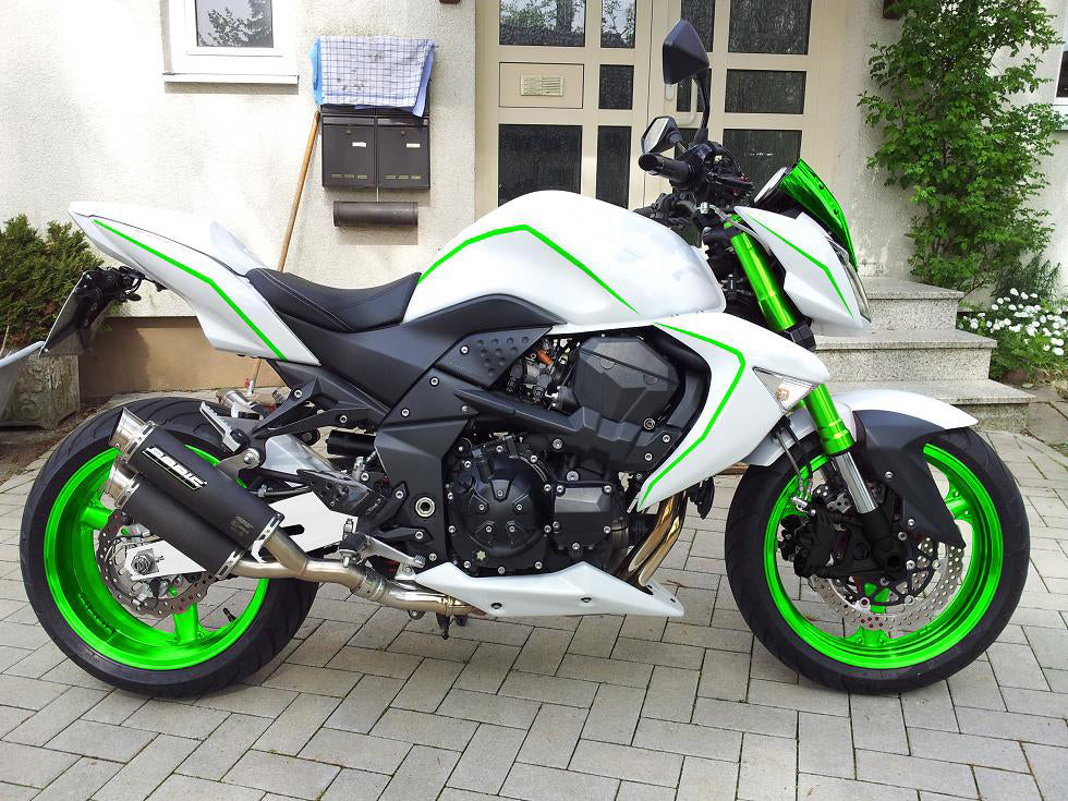 Amotopart Kawasaki Z1000 2003-2006 ABS muovinen korin suojasarja