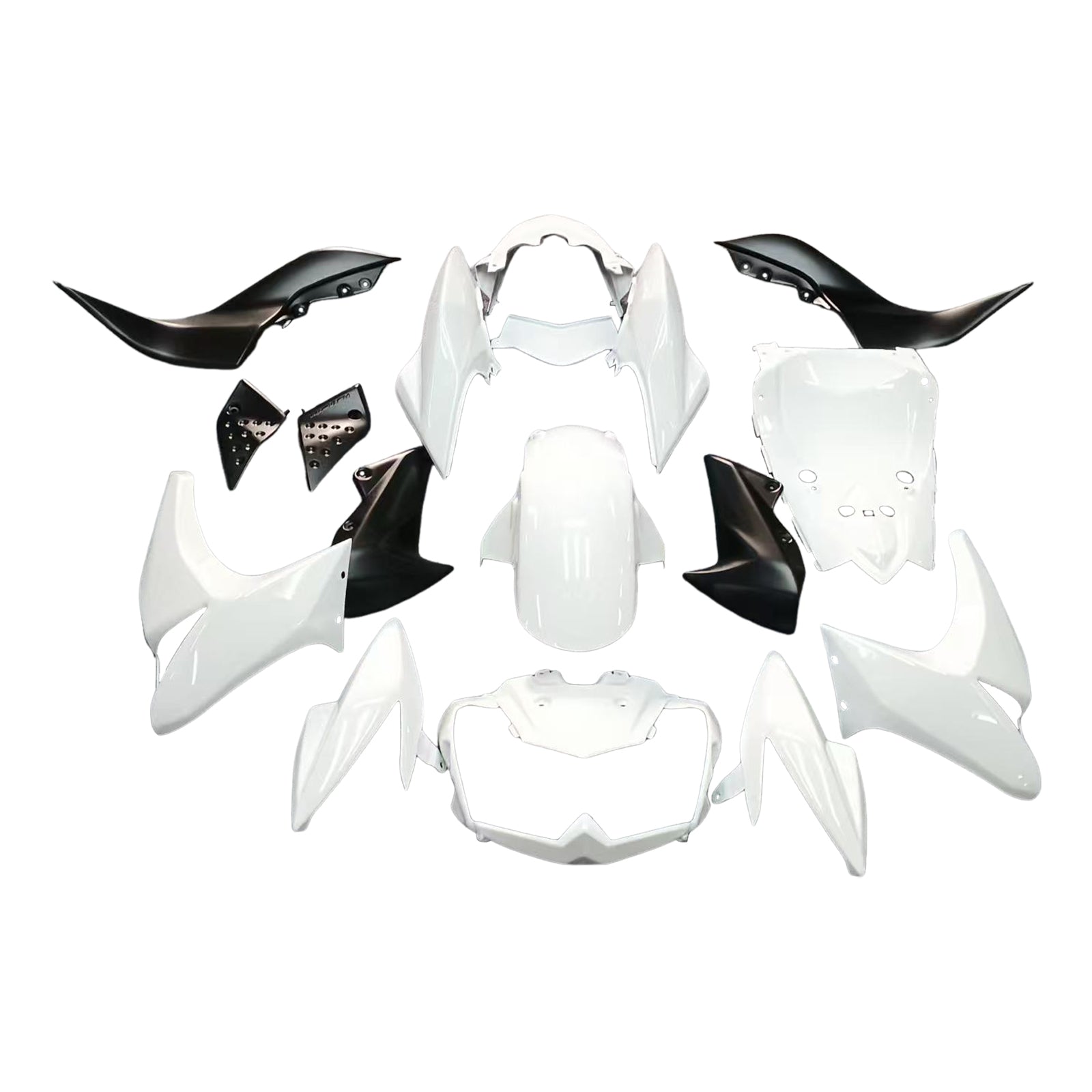 Kit de carénage d'injection Kawasaki Z1000 2007-2009, carrosserie en plastique ABS