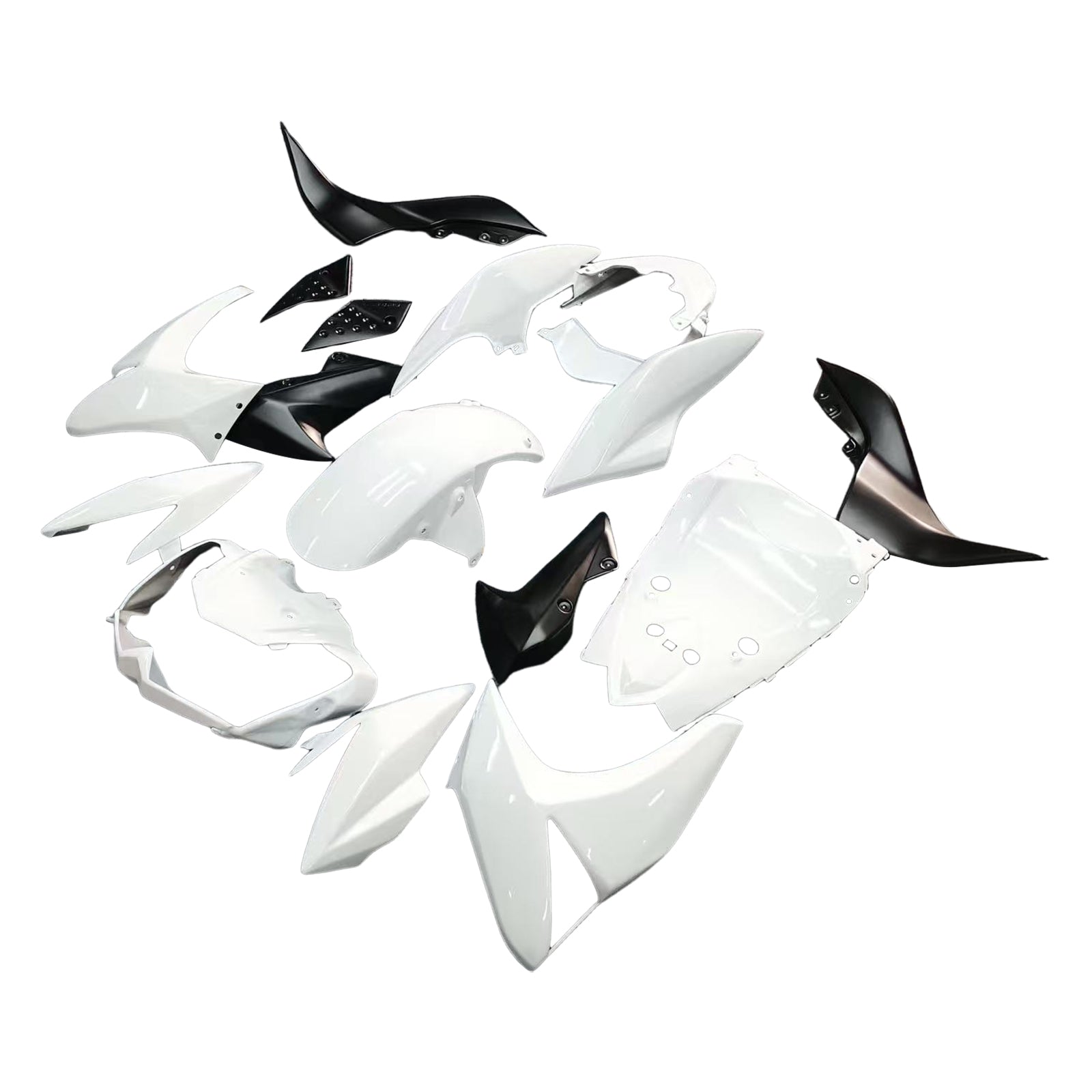 Kit de carénage d'injection Kawasaki Z1000 2007-2009, carrosserie en plastique ABS