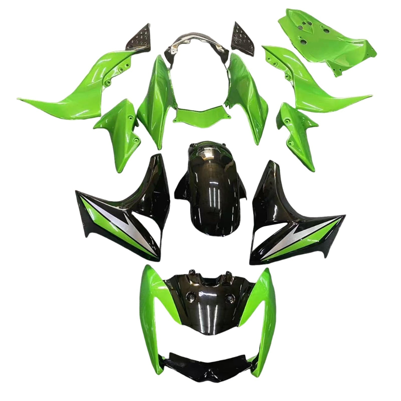 Kit de carénage d'injection Kawasaki Z1000 2007-2009, carrosserie en plastique ABS