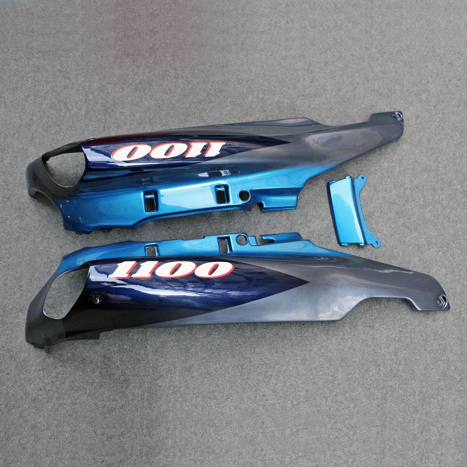 Amotopart Kawasaki ZZR1100 1993-2003 Kit Carénage Carrosserie Plastique