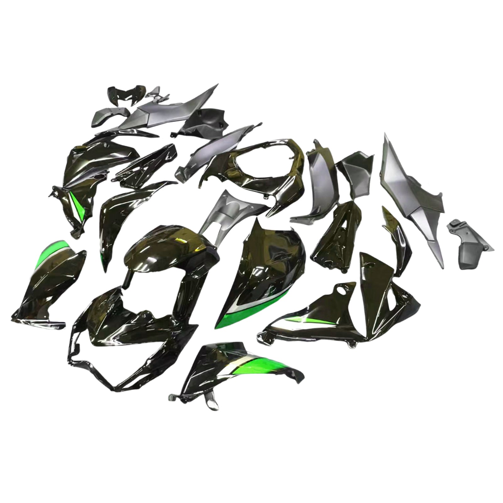Amotopart Kawasaki Z800 2013-2018 Kit Carénage Carrosserie Plastique ABS