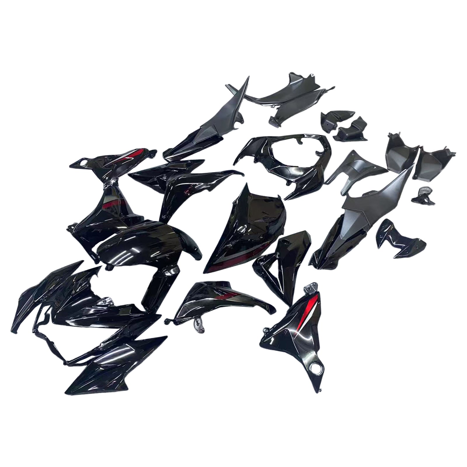 Amotopart Kawasaki Z800 2013-2018 Kit Carénage Carrosserie Plastique ABS