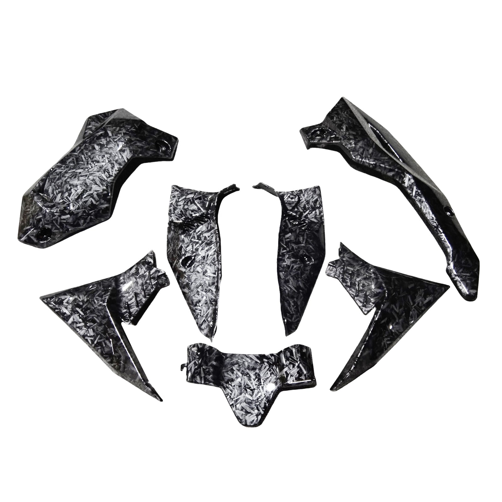 Amotopart 2020-2021 Z900 Kawasaki komplet iz ogljikovih vlaken marmornatih vlaken