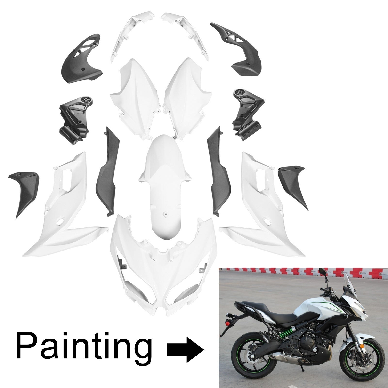 Amotopartin suojasarja Kawasaki Versys 650 2015-2021