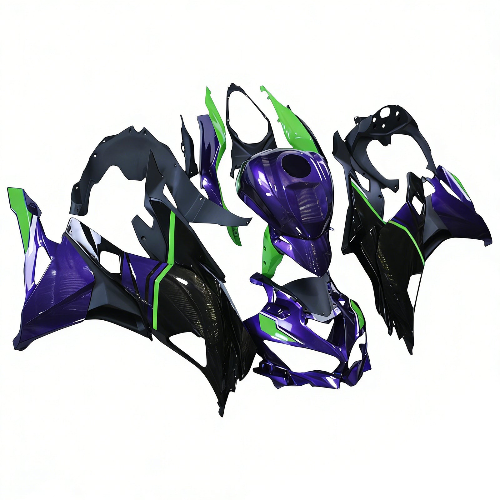Kit de carénage d'injection Kawasaki Ninja ZX-25R ZX-4R ZX-4RR 2019-2024