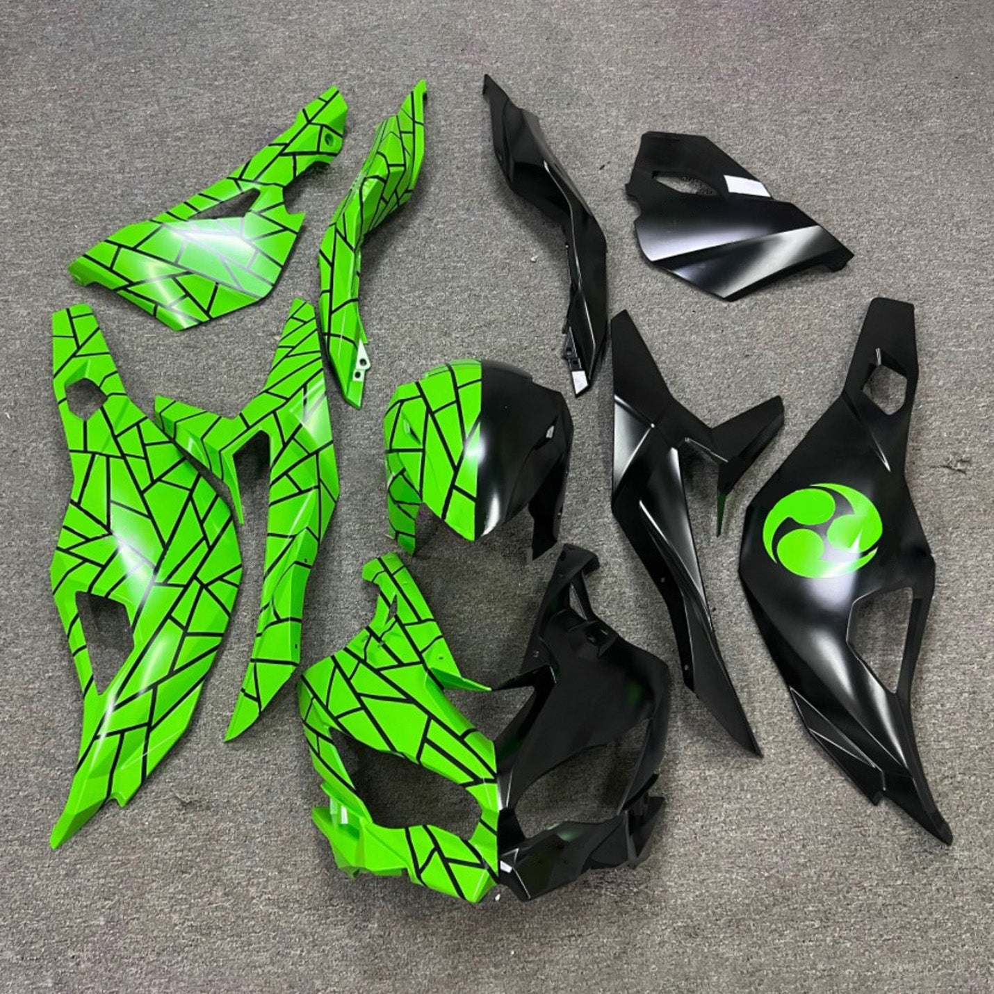Kit carena iniezione Kawasaki Ninja ZX-25R ZX-4R ZX-4RR 2019-2024