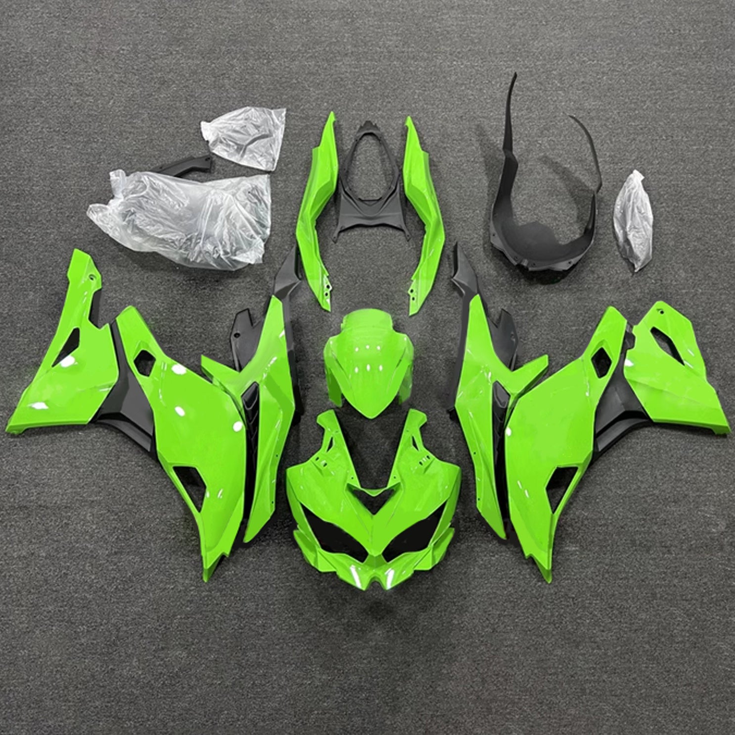 Kit de carénage d'injection Kawasaki Ninja ZX-25R ZX-4R ZX-4RR 2019-2024