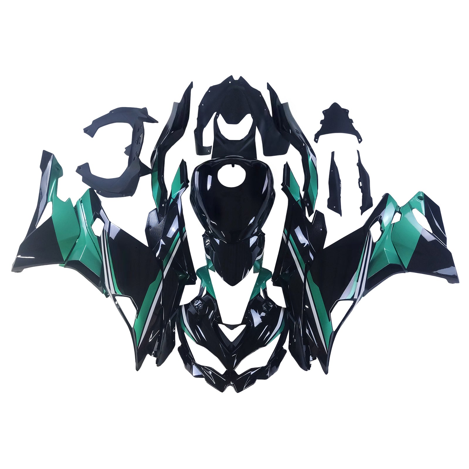 Kit de carénage d'injection Kawasaki Ninja ZX-25R ZX-4R ZX-4RR 2019-2024