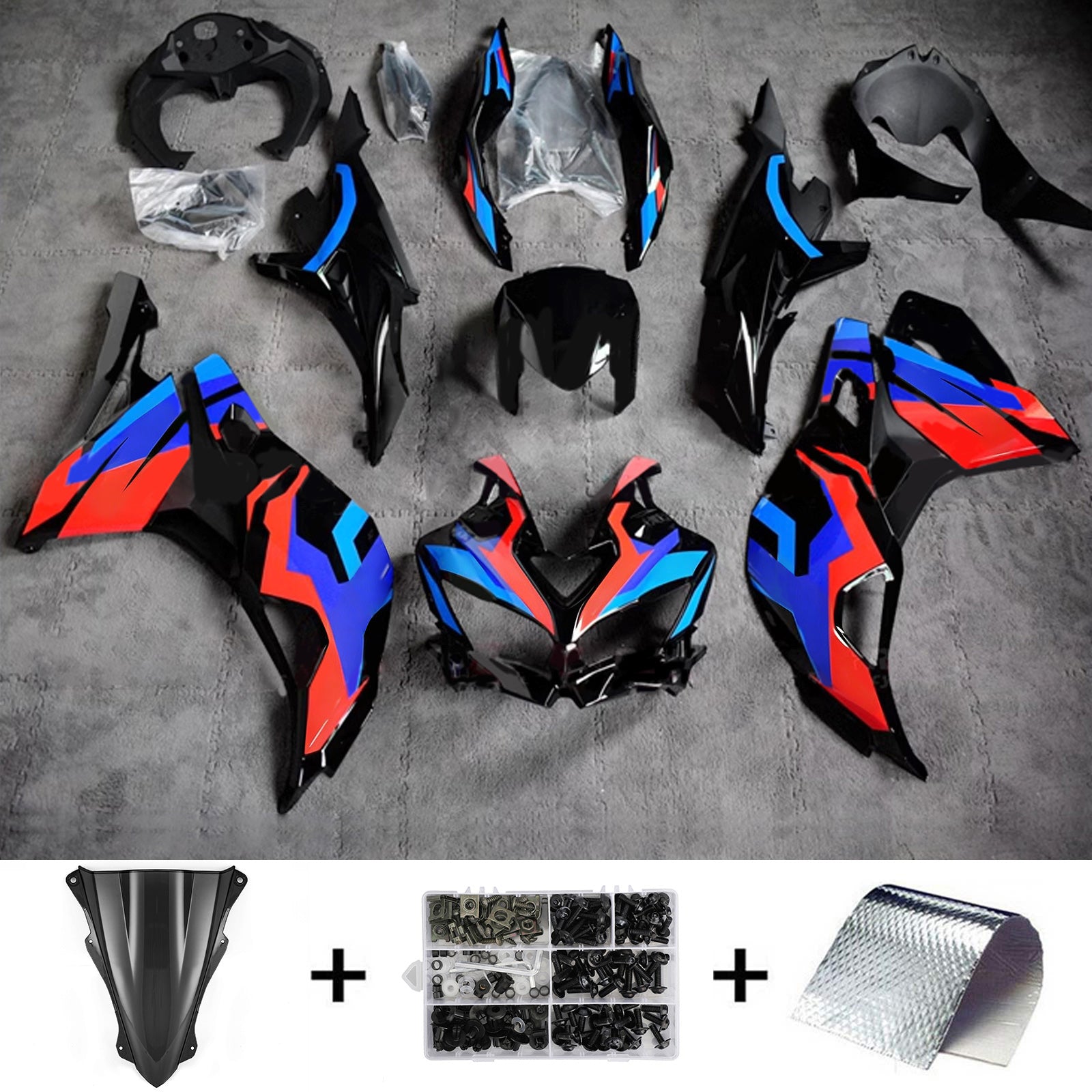 Kit carena iniezione Kawasaki Ninja ZX-25R ZX-4R ZX-4RR 2019-2024