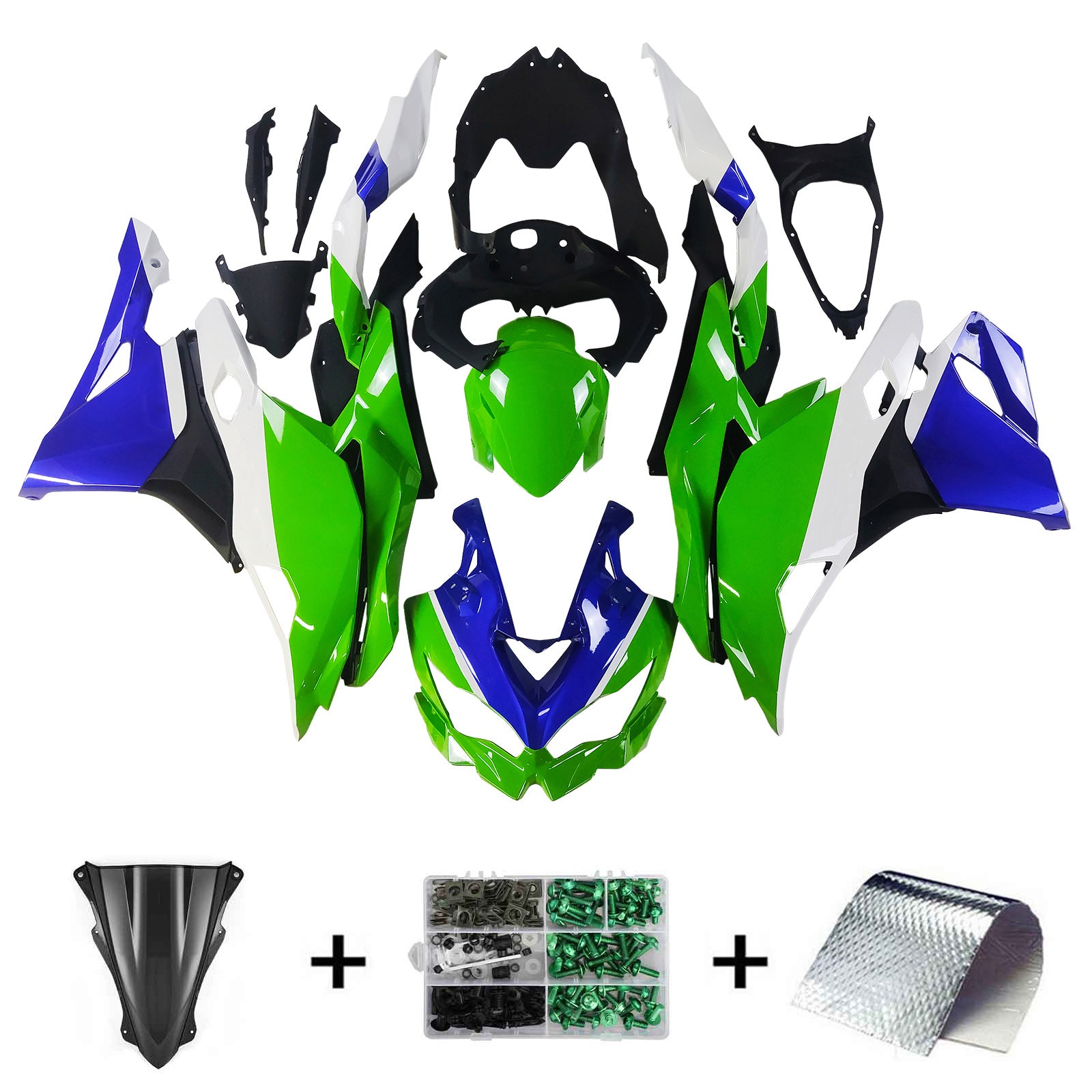 Injectiekuipset Kawasaki Ninja ZX-25R ZX-4R ZX-4RR 2019-2024
