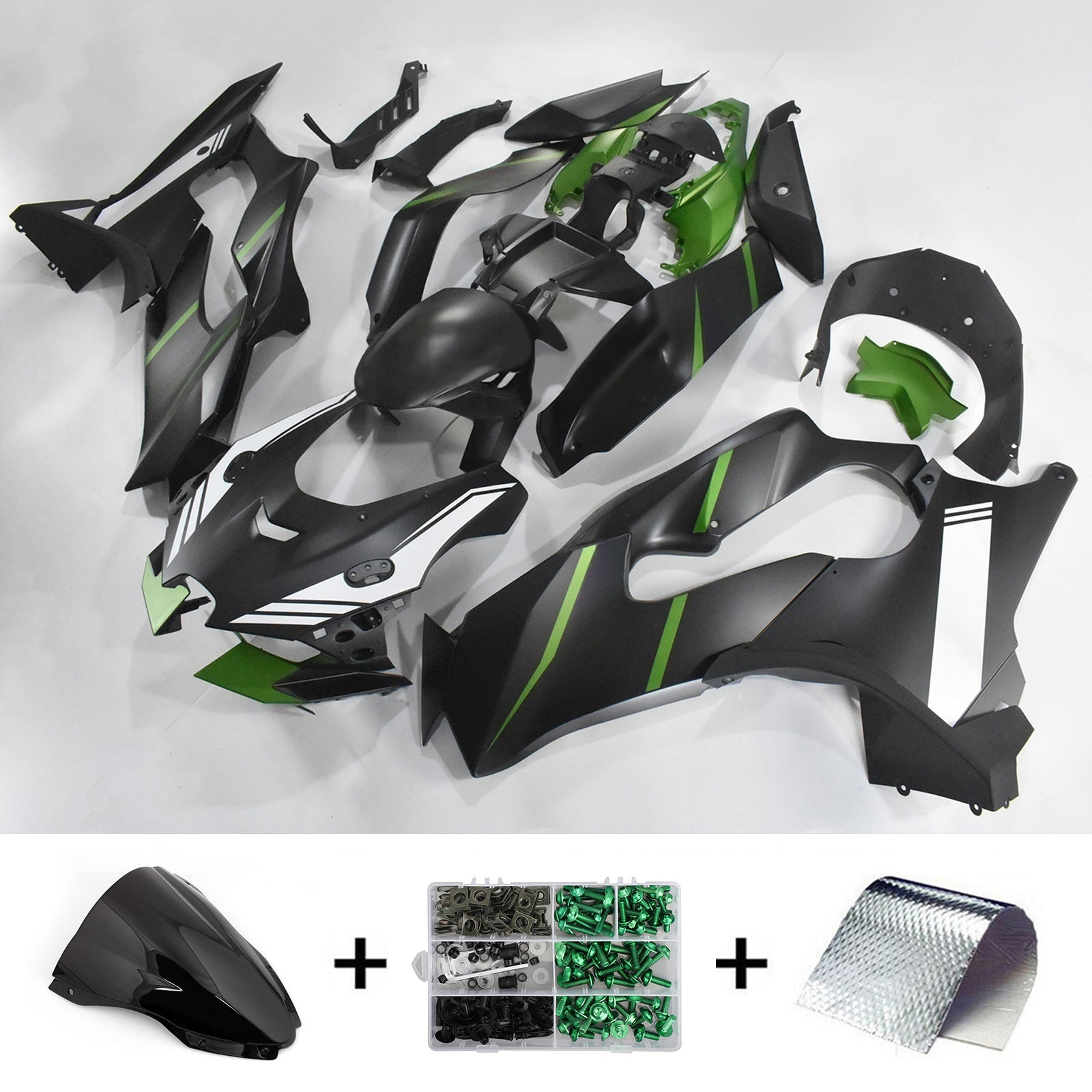 Amotopart Kawasaki ZX-10R ZX10R 2021-2023 ABS-korin suojasarja