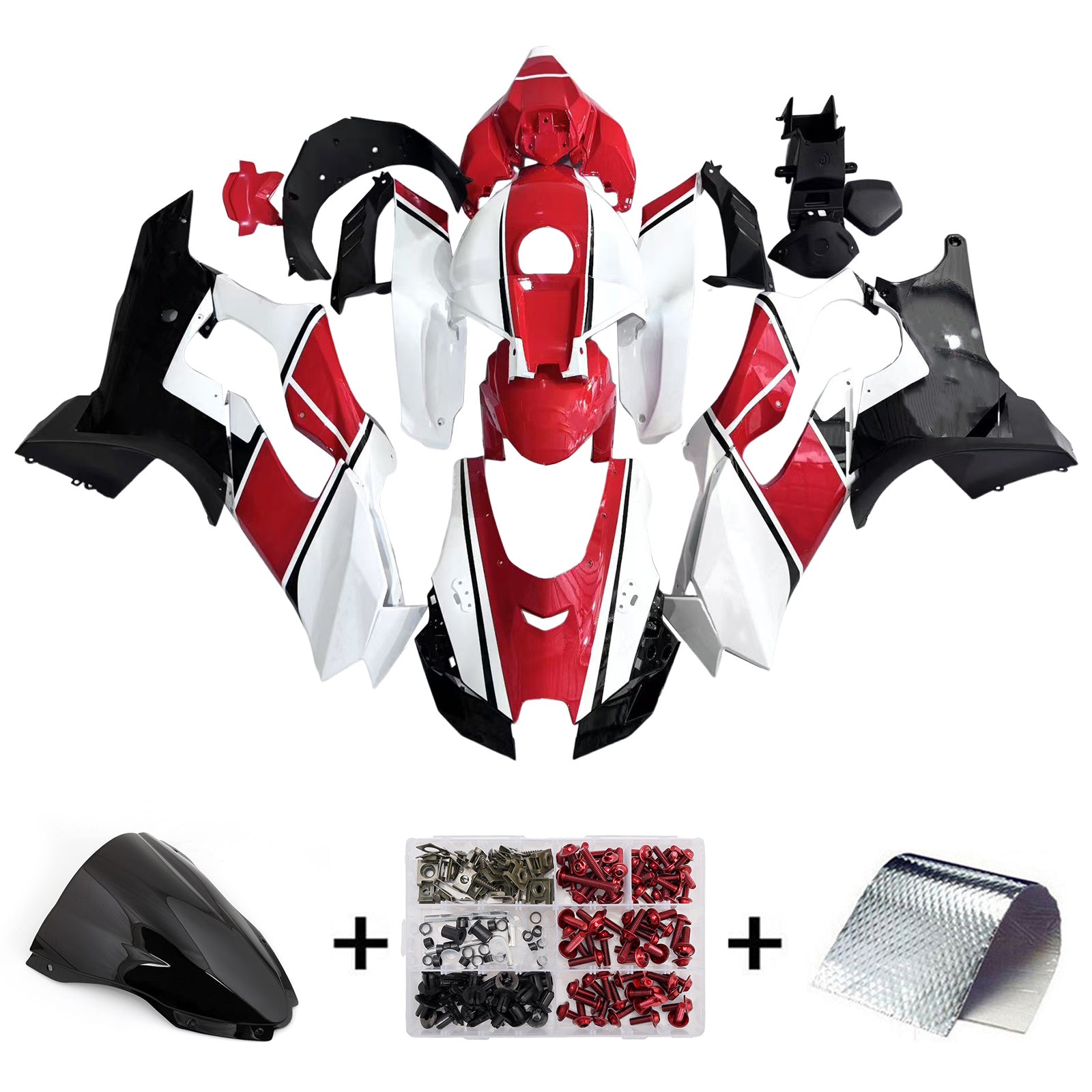 Kawasaki ZX-10R ZX-10RR 2021-2024 ABS injectiekuipset