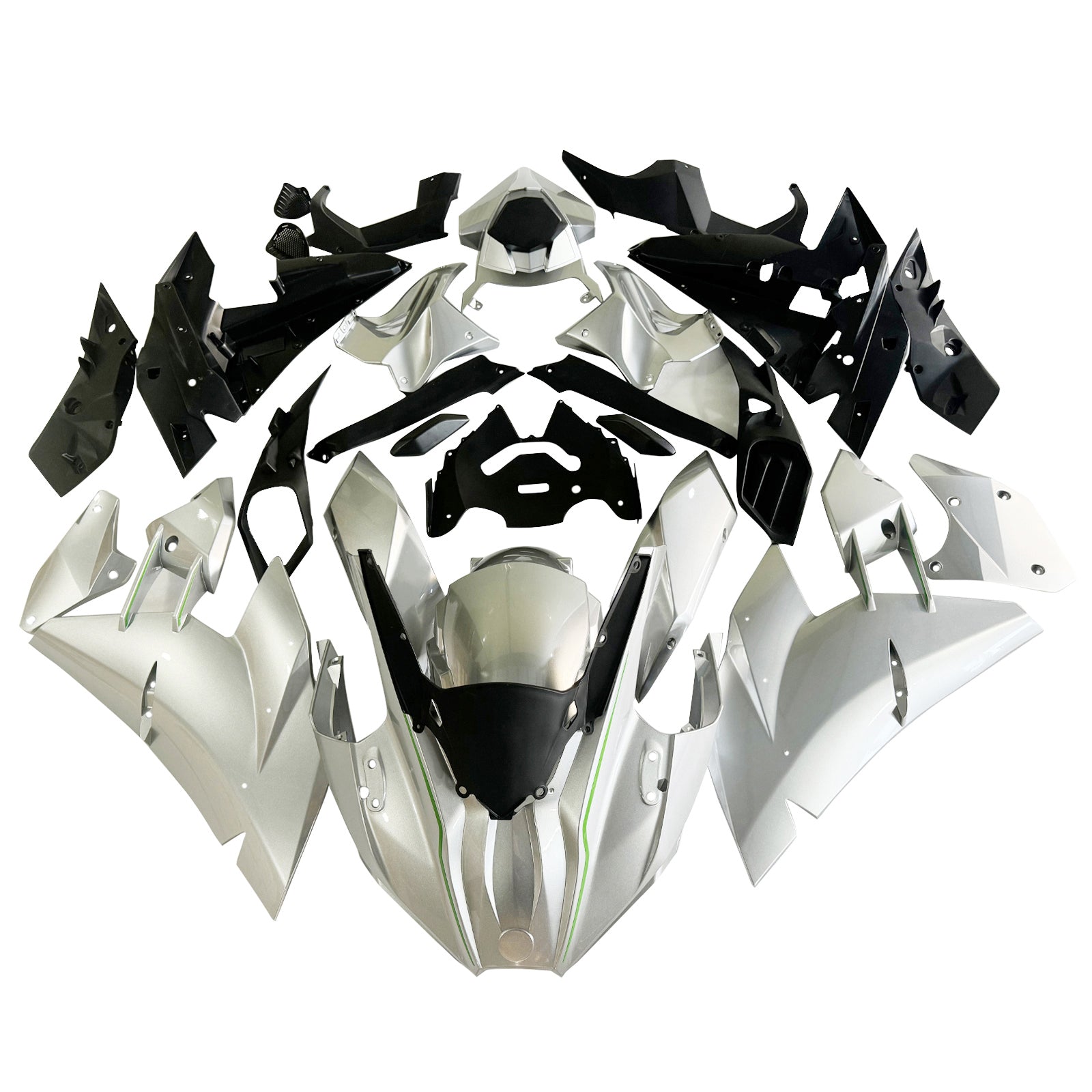 Kit de carénage par , carrosserie en plastique ABS ABS fit Pour Kawasaki Ninja H2 2015-2022