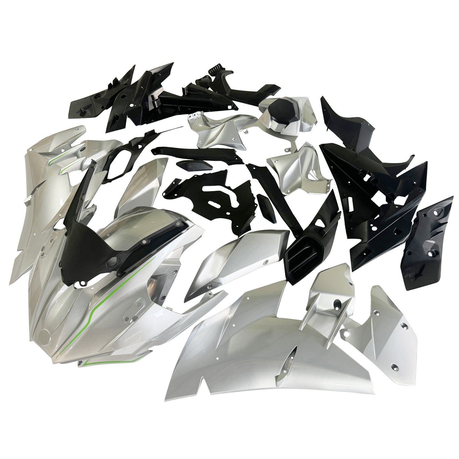 Kit de carénage par , carrosserie en plastique ABS ABS fit Pour Kawasaki Ninja H2 2015-2022