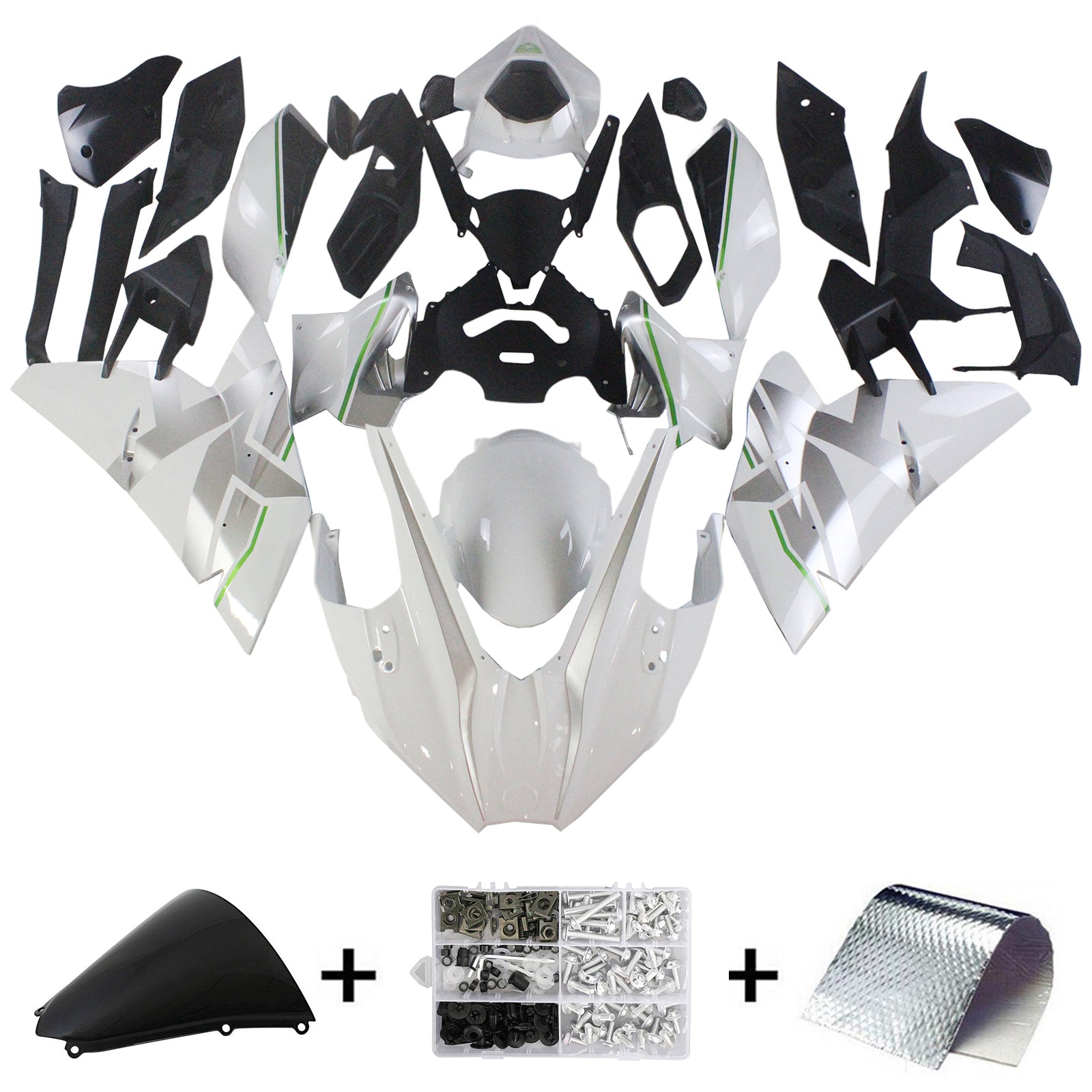 Kit carenatura iniezione Carrozzeria ABS adatto per Kawasaki Ninja H2 2015-2022