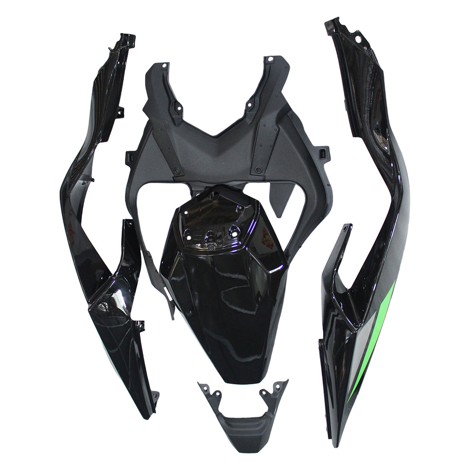 Ruiskutussuojasarja Kawasaki ZX-6R ZX6R 2024 ABS muovinen kori