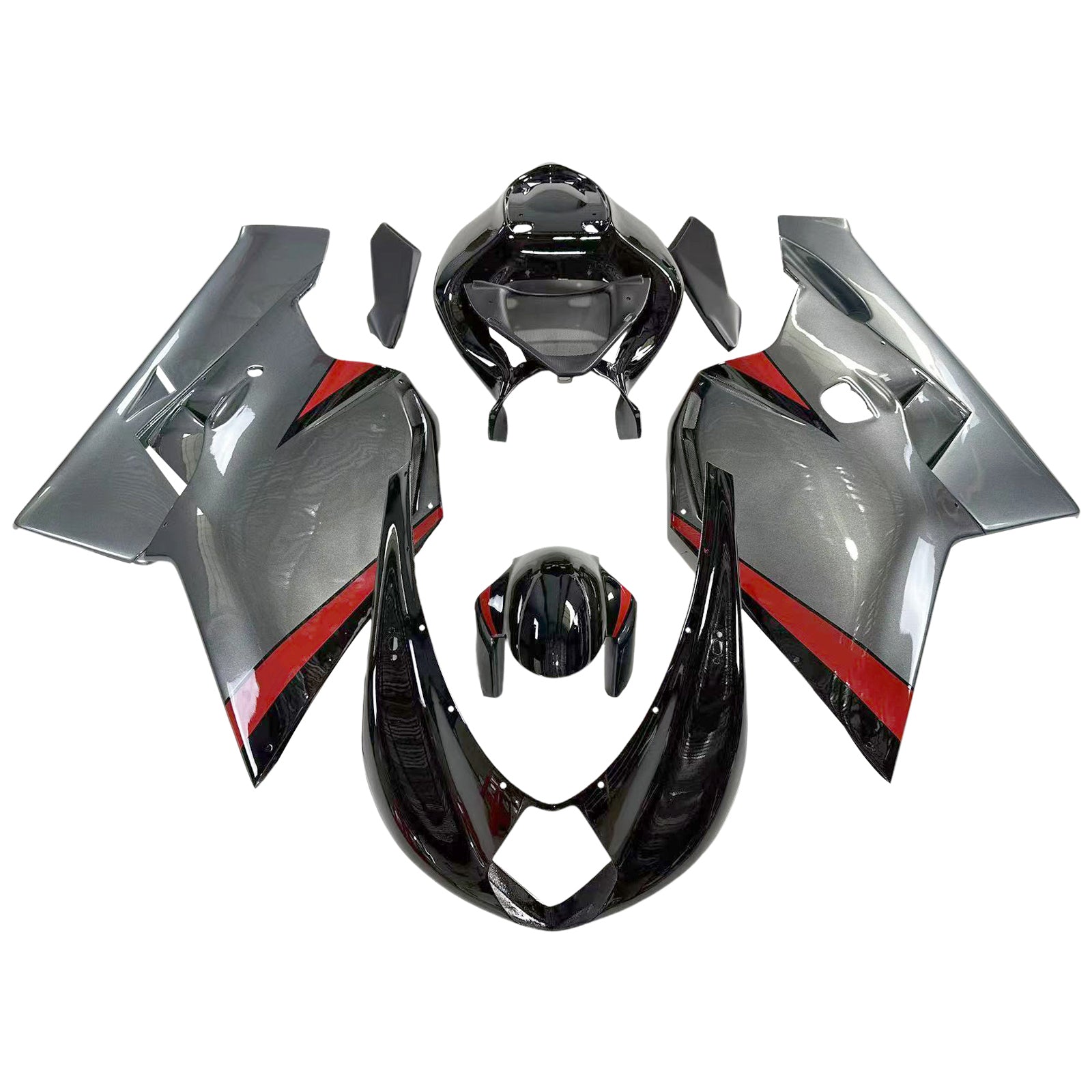 Amotopart MV Agusta F4 1000 2005-2007 Kit Carénage Carrosserie Plastique ABS