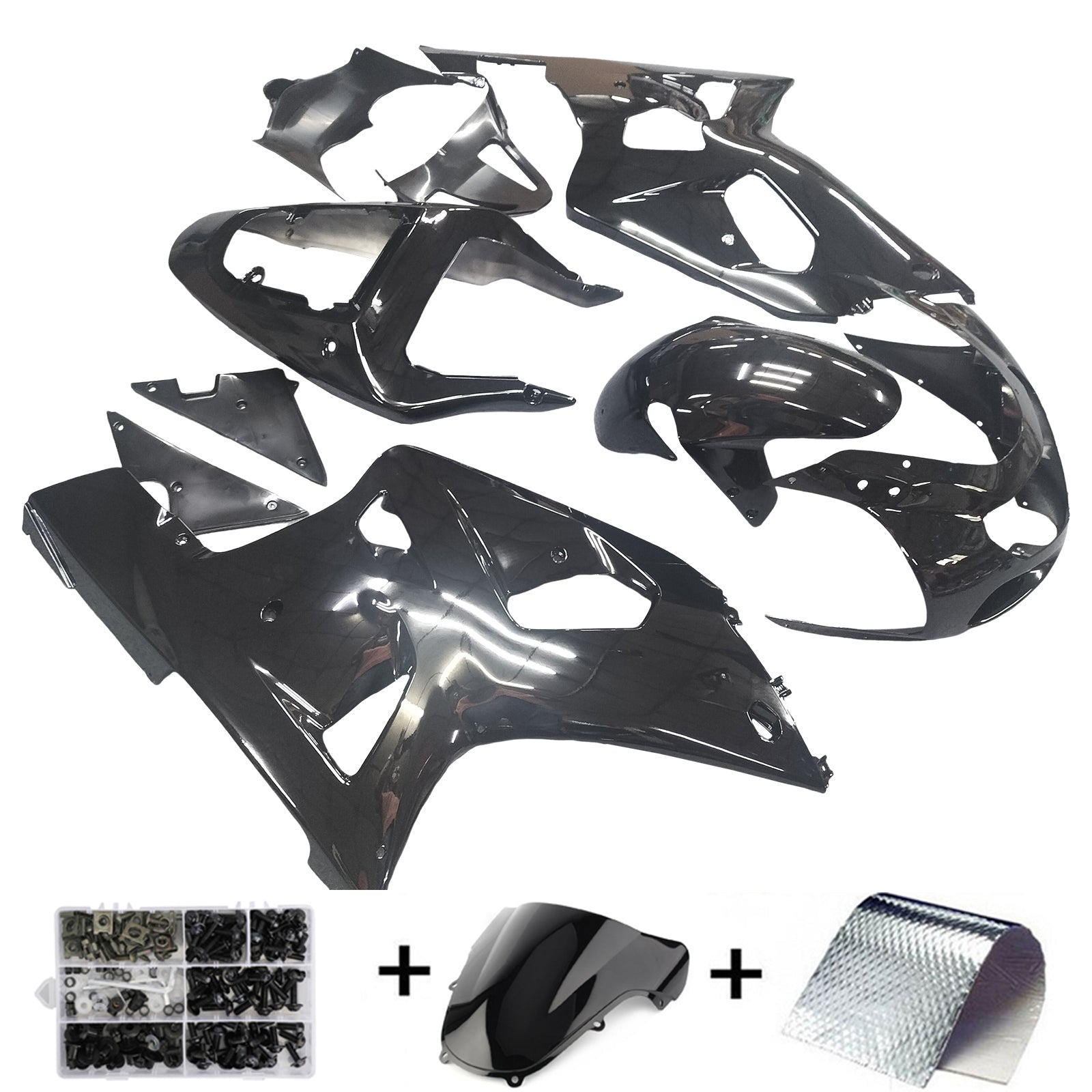 Kit de carénage en plastique injecté pour GSXR600 2001-2003