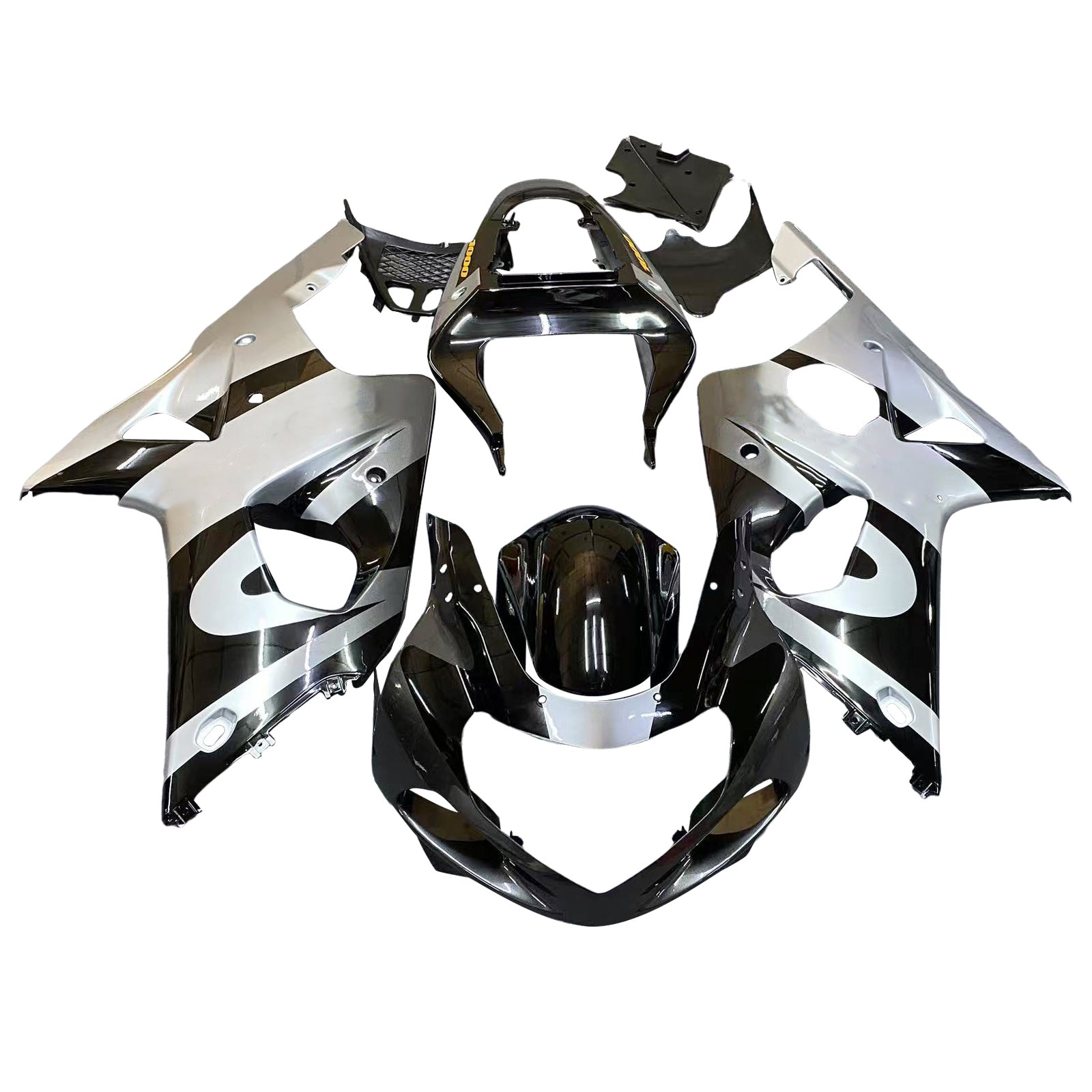 Trgi Amotopart 2000-2002 Suzuki GSXR 1000 SILVER & BLACK RENERIC