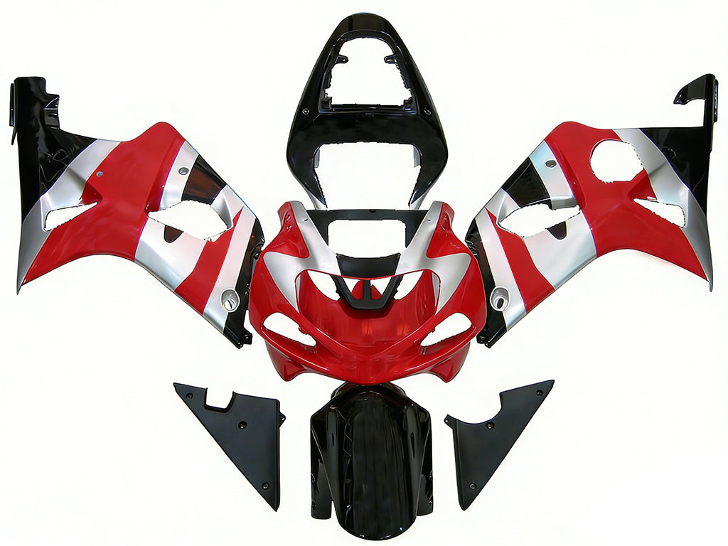Carene Amotopart 2000-2002 Suzuki GSXR 1000 Nero e Rosso GSXR Generico