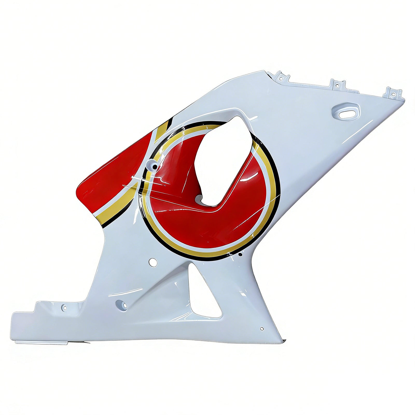 Amotopart Carénages 2000-2002 Suzuki GSXR 1000 White and Red Lucky Strike Generic
