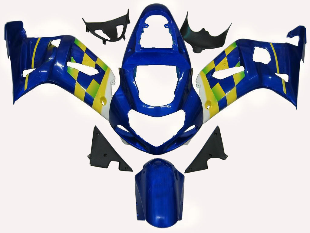 Owiewki Amotopart 2000-2002 Suzuki GSXR 1000 Blue Movistar Generic