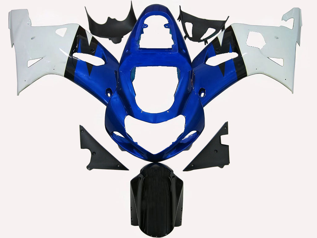 Carene Amotopart 2000-2002 Suzuki GSXR 1000 Blu e Bianco Motul Generico