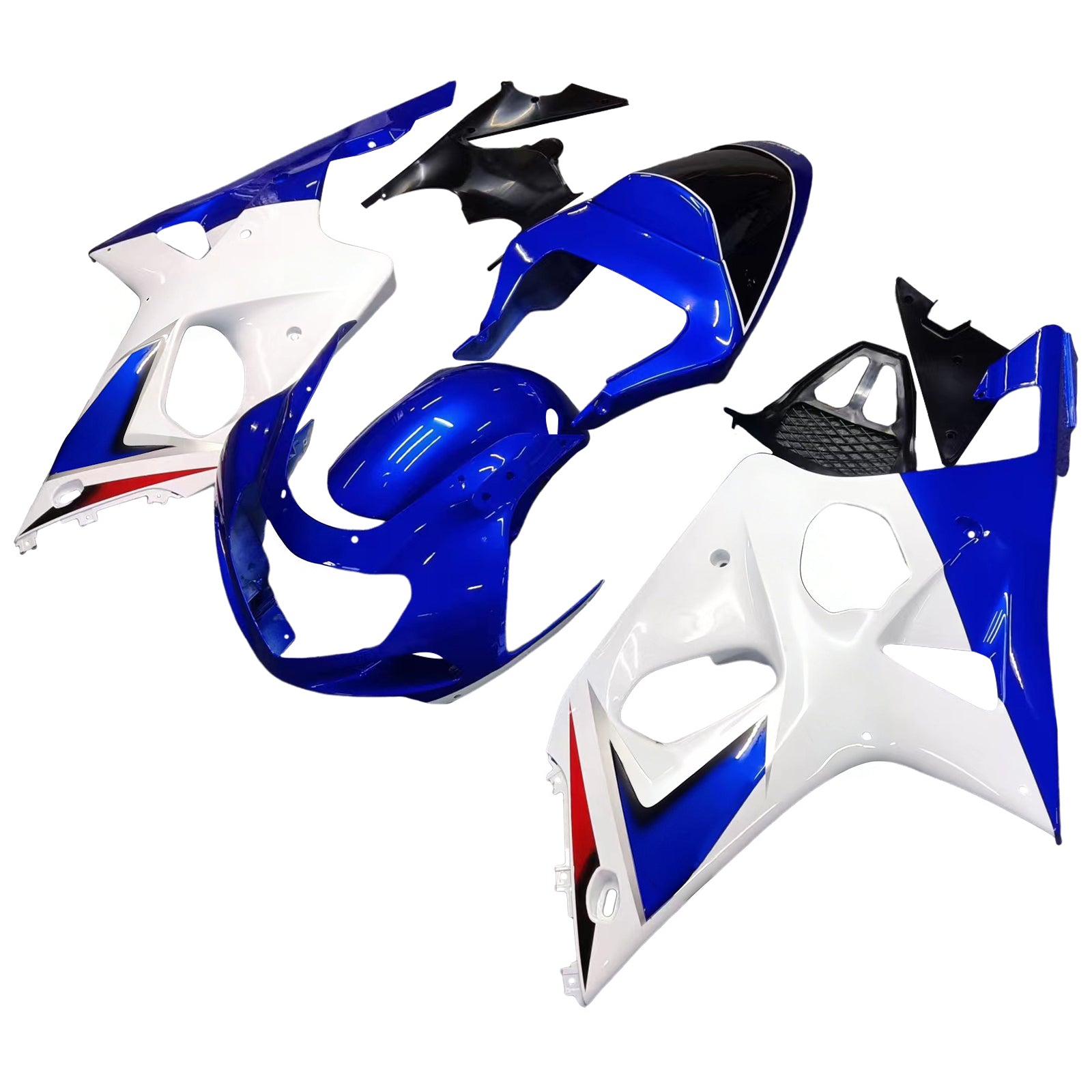 Amotopart Suzuki GSXR1000 2000-2002 Kit de carénage K1 K2