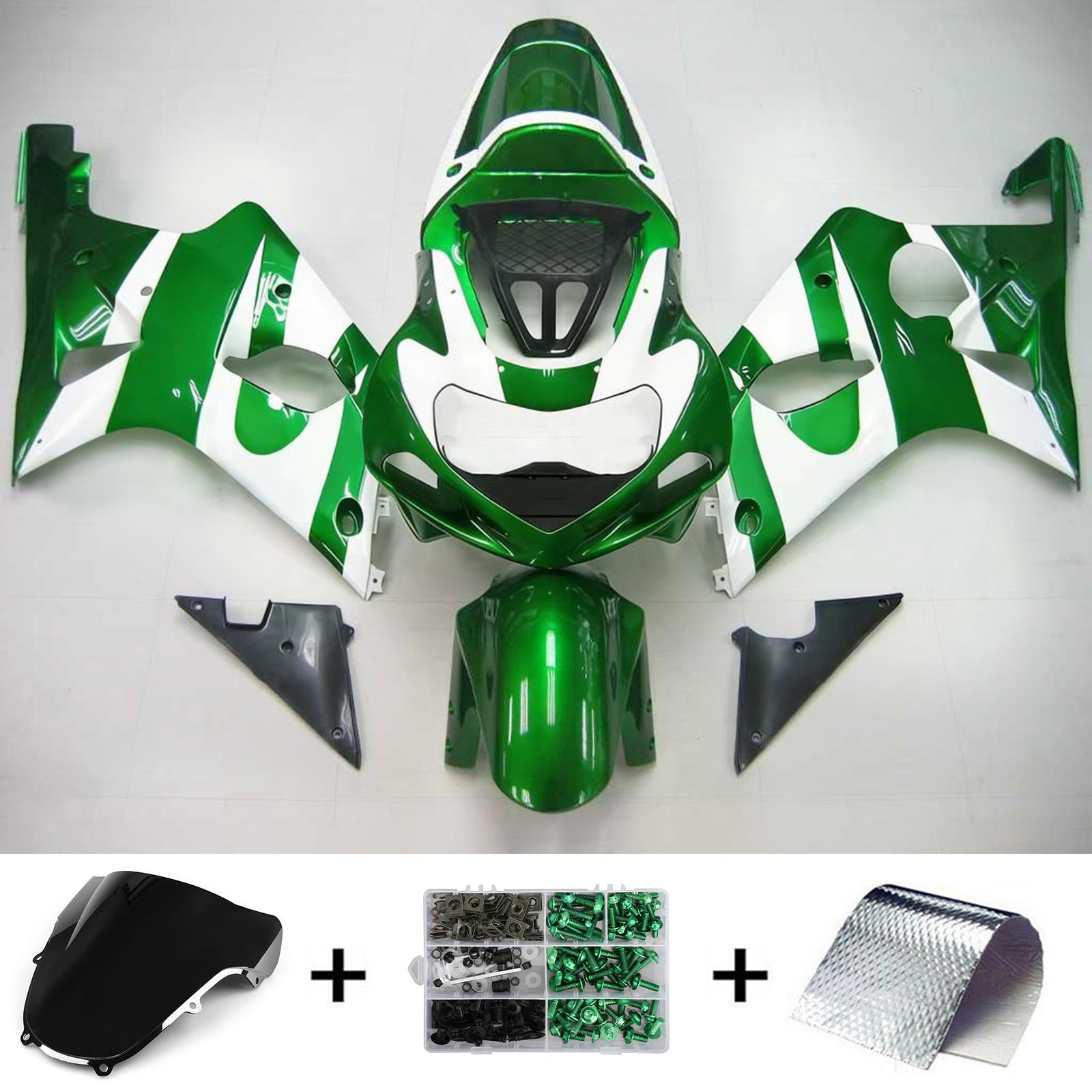 Kit carena Amotopart Suzuki GSXR1000 2000-2002 K1 K2