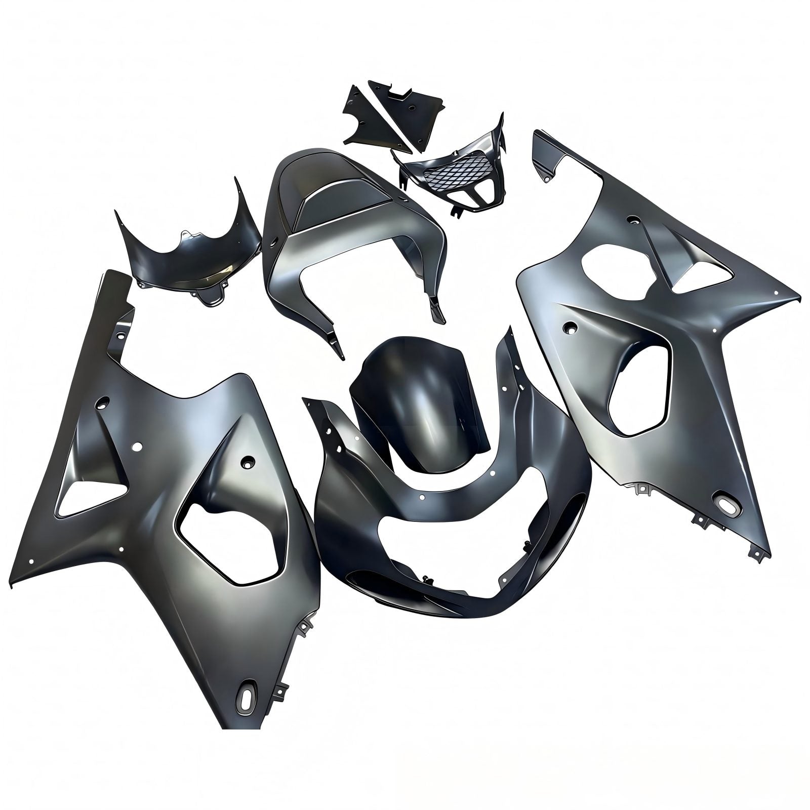 Amotopart Suzuki GSXR1000 2000-2002 Kit de carénage K1 K2