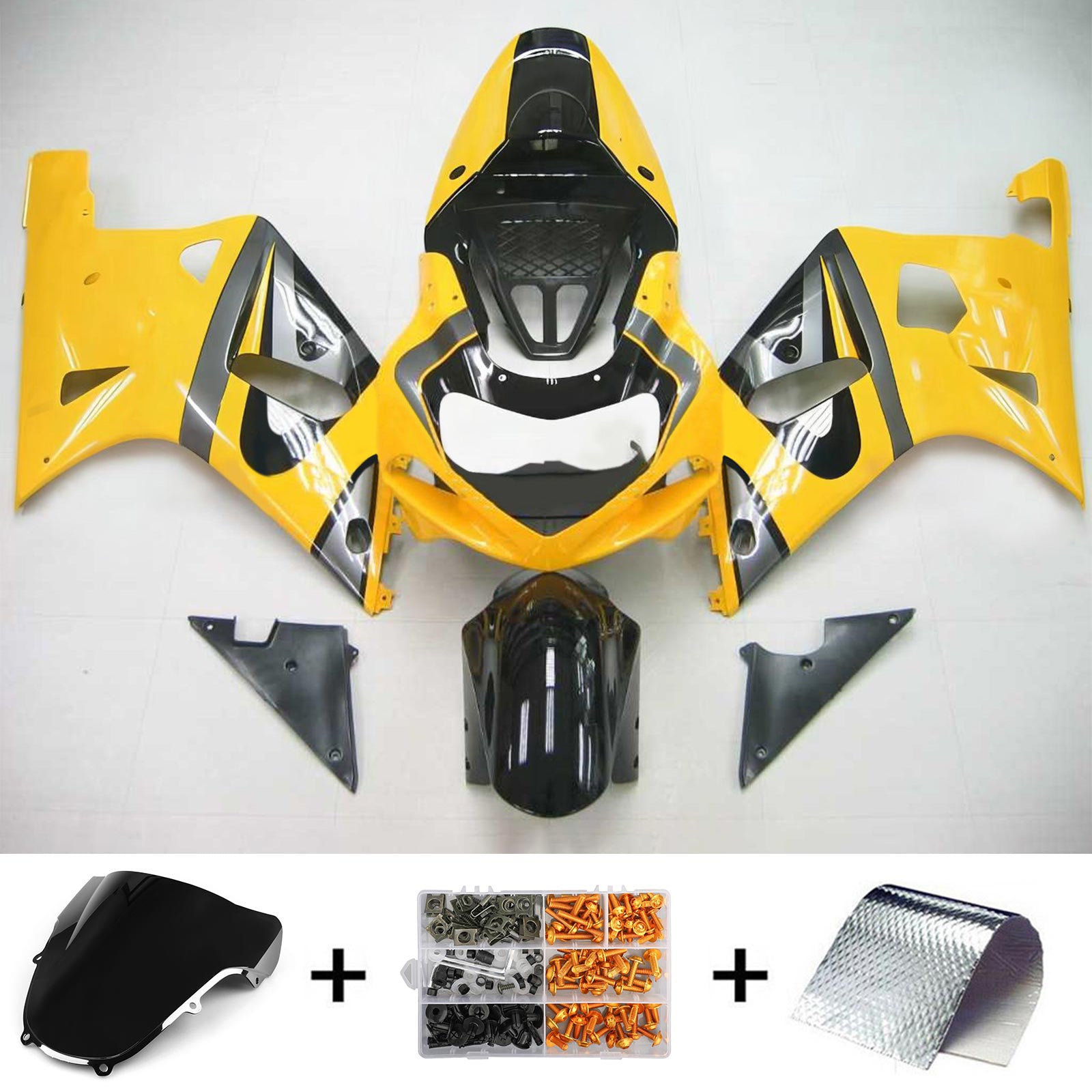 Kit carena Amotopart Suzuki GSXR1000 2000-2002 K1 K2