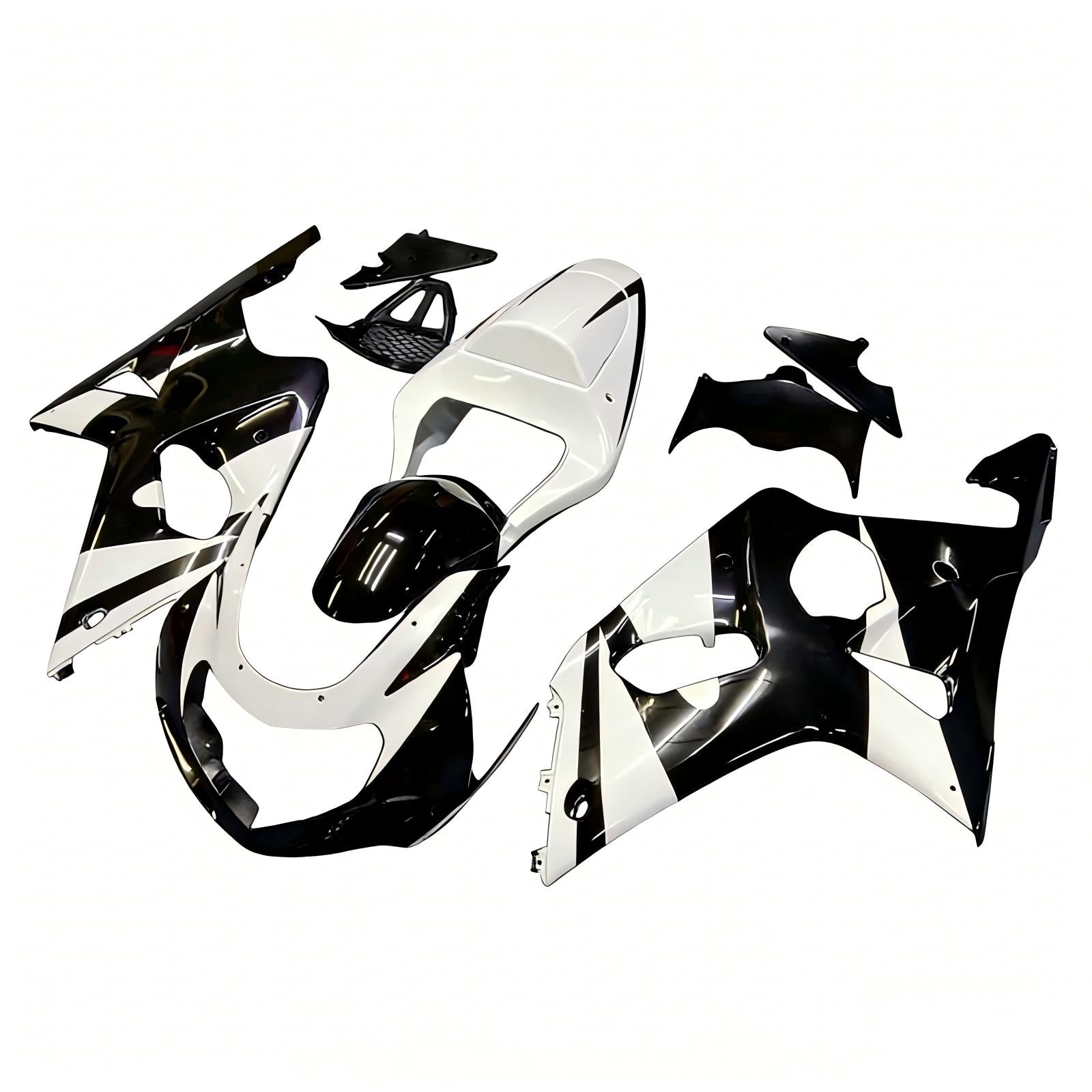 Amotopart Suzuki GSXR1000 2000-2002 Kit de carénage K1 K2