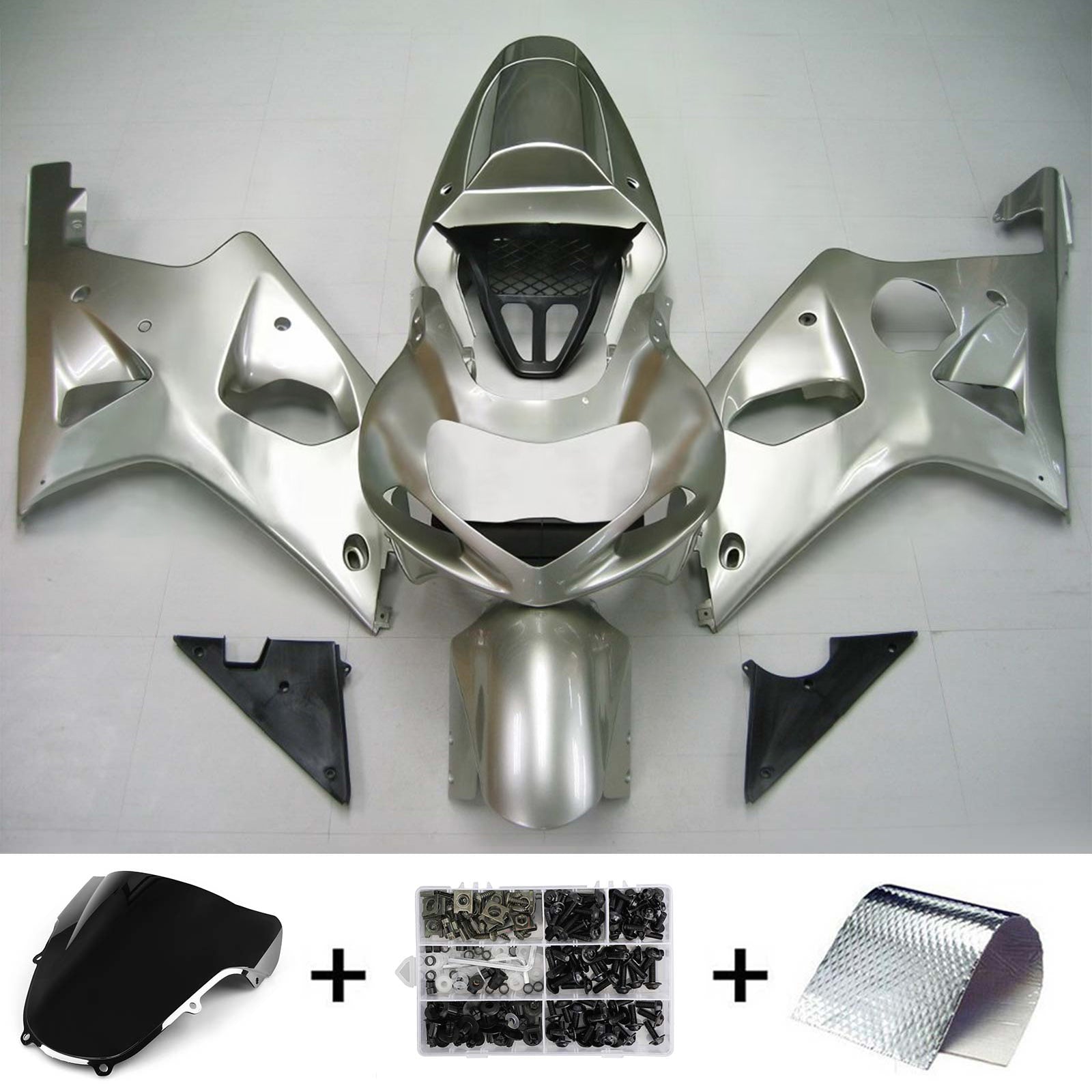 Amotopart Suzuki GSXR1000 2000-2002 K1 K2 Komplet oklepa