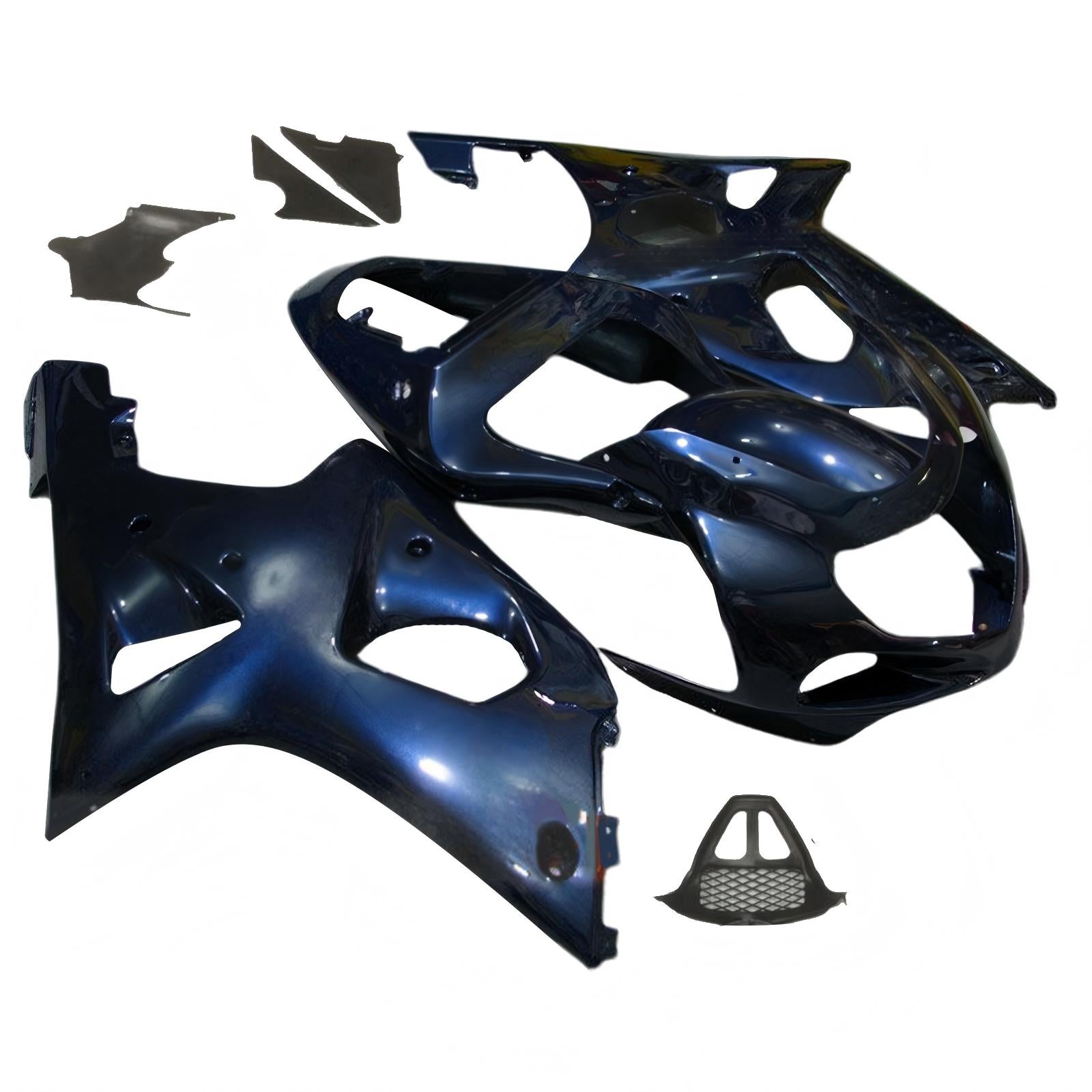 Amotopart Suzuki GSXR1000 2000-2002 K1 K2 Kit de carénage carrosserie plastique ABS