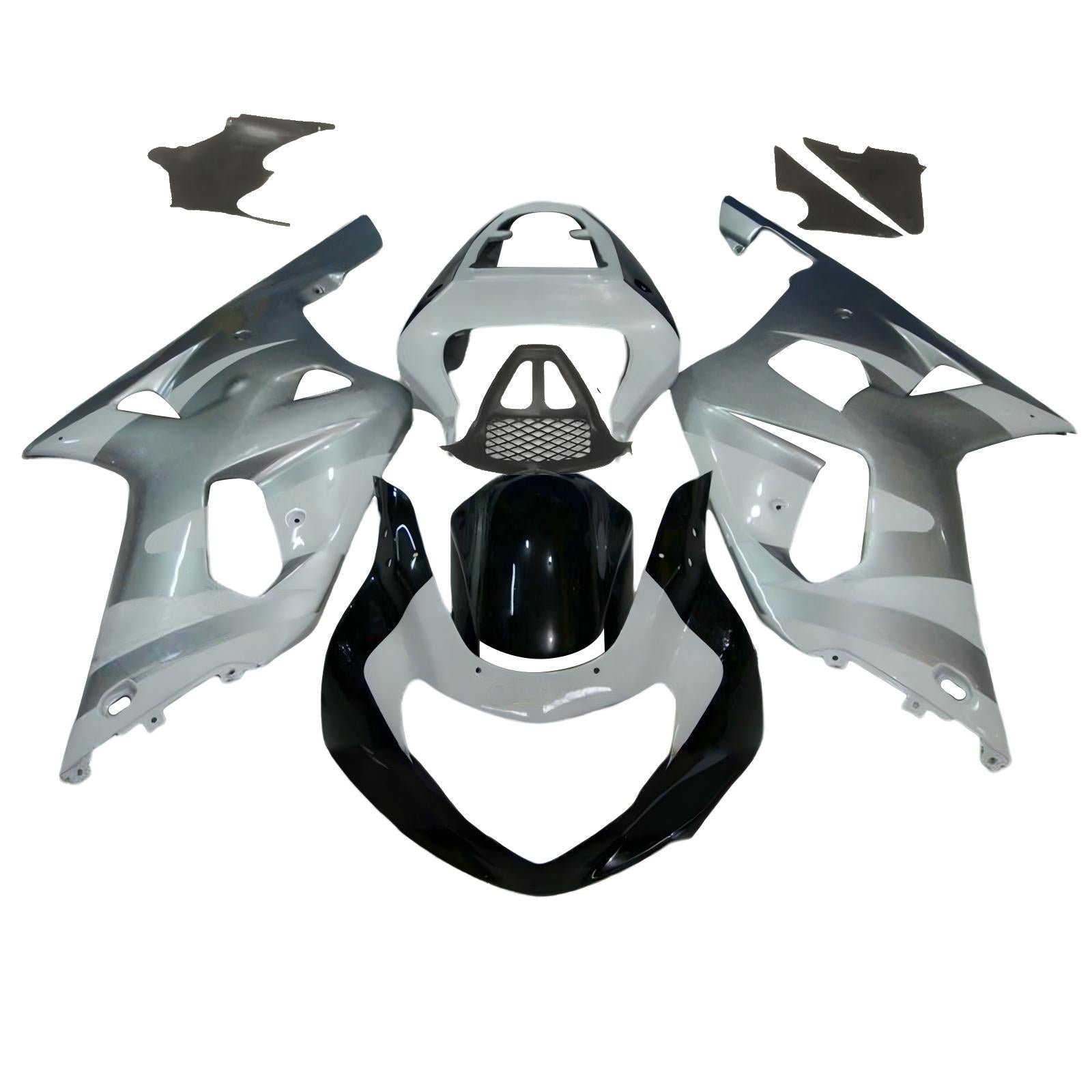 Amotopart Suzuki GSXR1000 2000-2002 K1 K2 ABS muovinen korin suojasarja