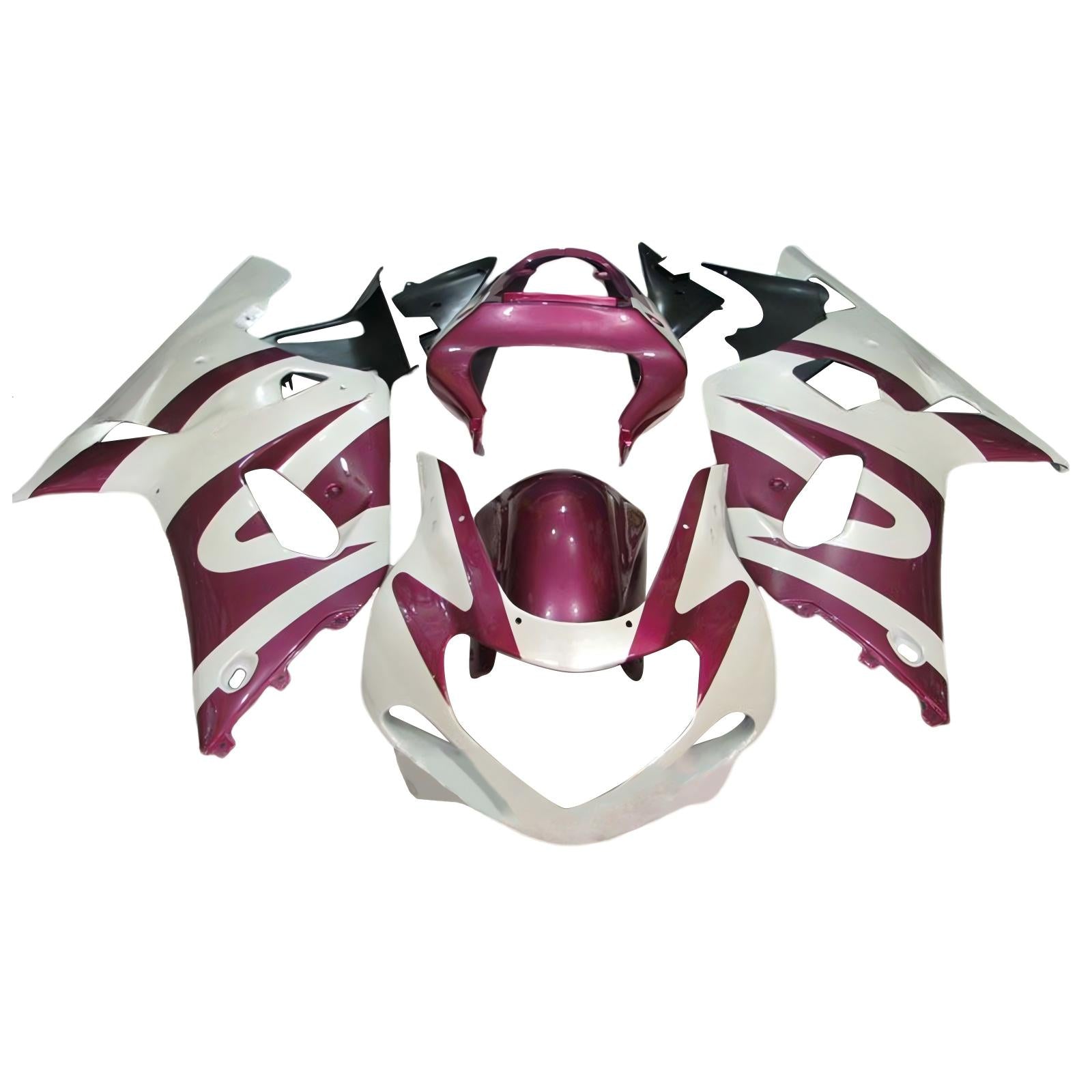 Amotopart Suzuki GSXR1000 2000-2002 K1 K2 Kit de carenado de carrocería de plástico ABS