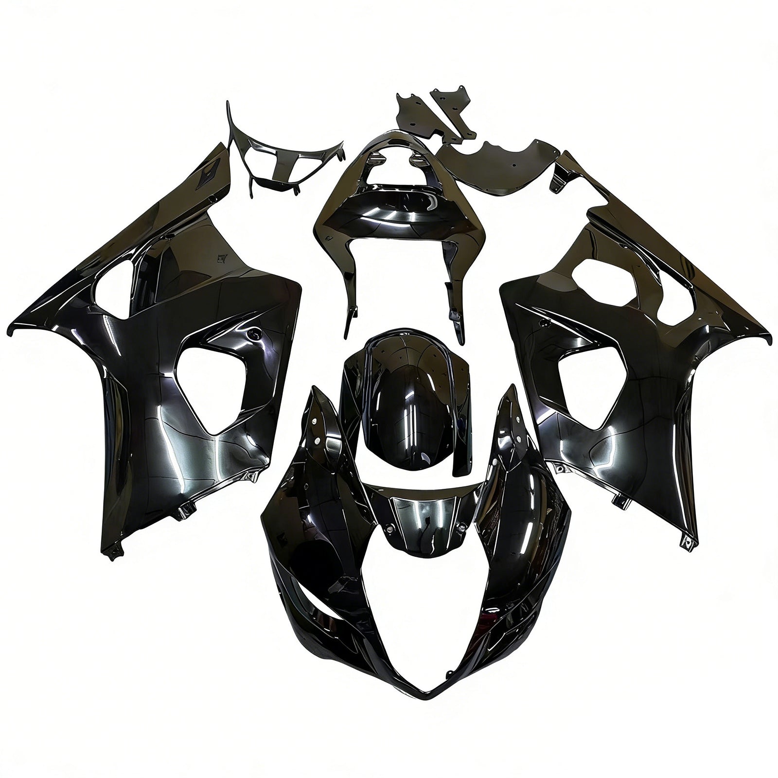 Carénages Amotopart 2003-2004 Suzuki GSXR 1000 Noir Suzuki GSXR Generic