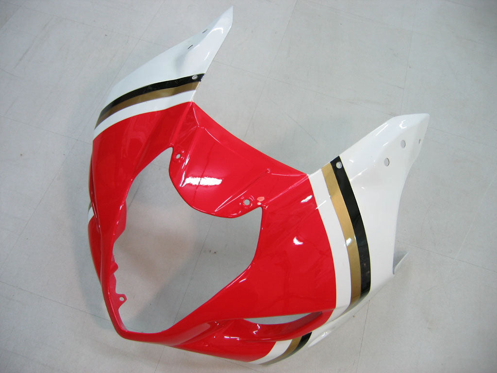 Amotopart Carénages 2003-2004 Suzuki GSXR 1000 Blanc &amp; Rouge Lucky Strike Generic