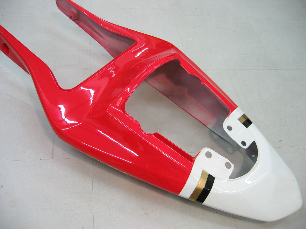 Amotopart Carénages 2003-2004 Suzuki GSXR 1000 Blanc &amp; Rouge Lucky Strike Generic