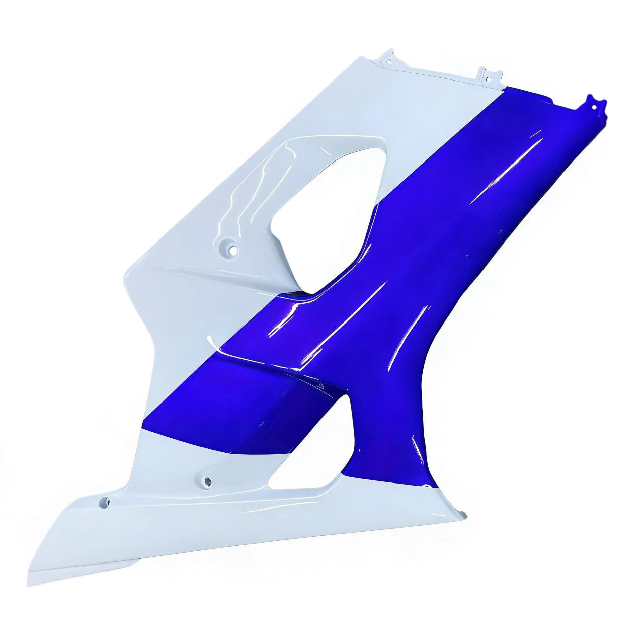 Amotopart Carénages 2003-2004 Suzuki GSXR 1000 Blanc &amp; Bleu Jordan Generic