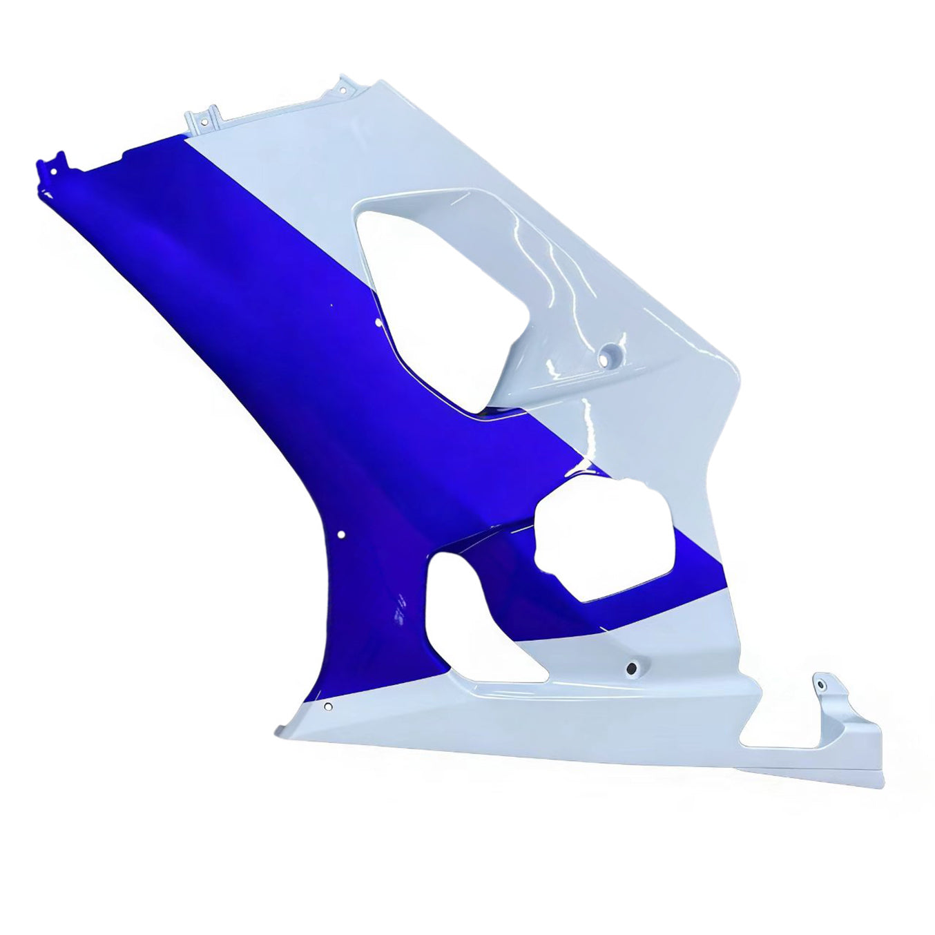 Amotopart Carénages 2003-2004 Suzuki GSXR 1000 Blanc &amp; Bleu Jordan Generic