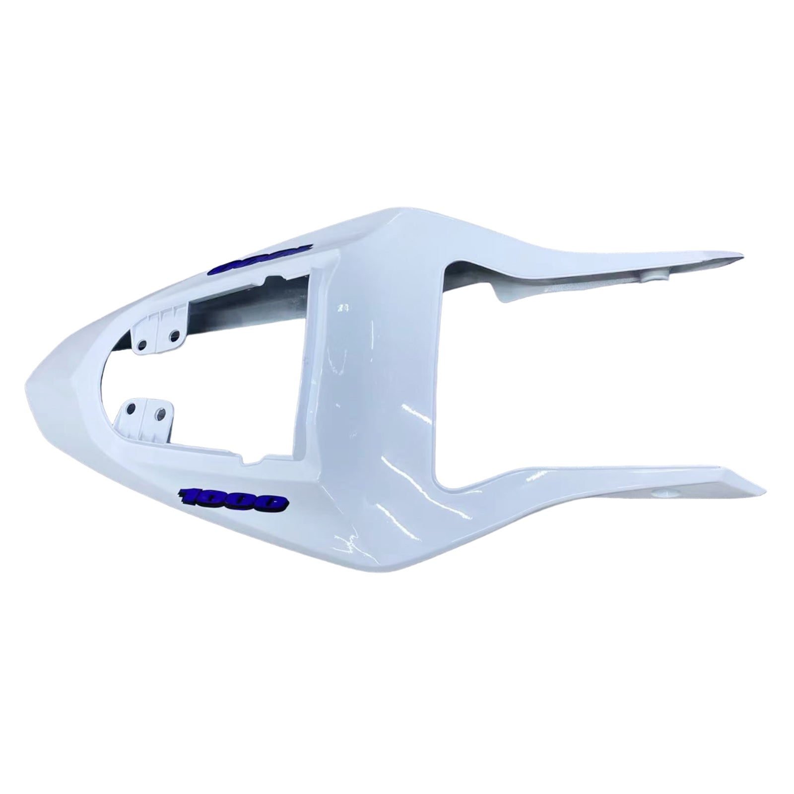 Amotopart Carénages 2003-2004 Suzuki GSXR 1000 Blanc &amp; Bleu Jordan Generic