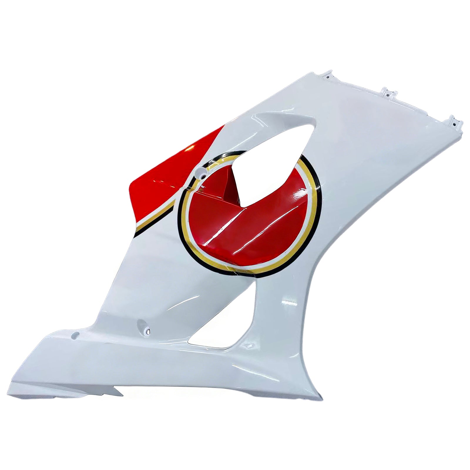 Carénages Amotopart 2003-2004 Suzuki GSXR 1000 Blanc et Rouge Lucky Strike Generic