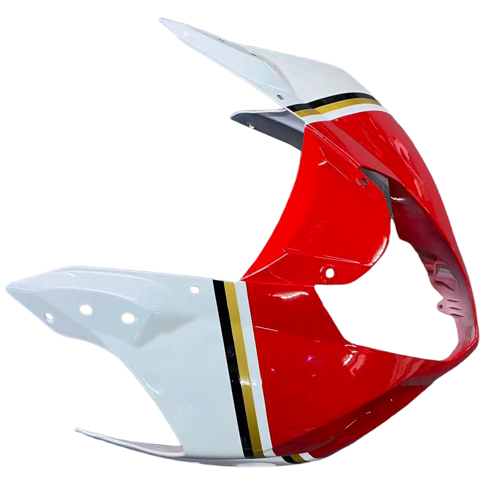 Carénages Amotopart 2003-2004 Suzuki GSXR 1000 Blanc et Rouge Lucky Strike Generic